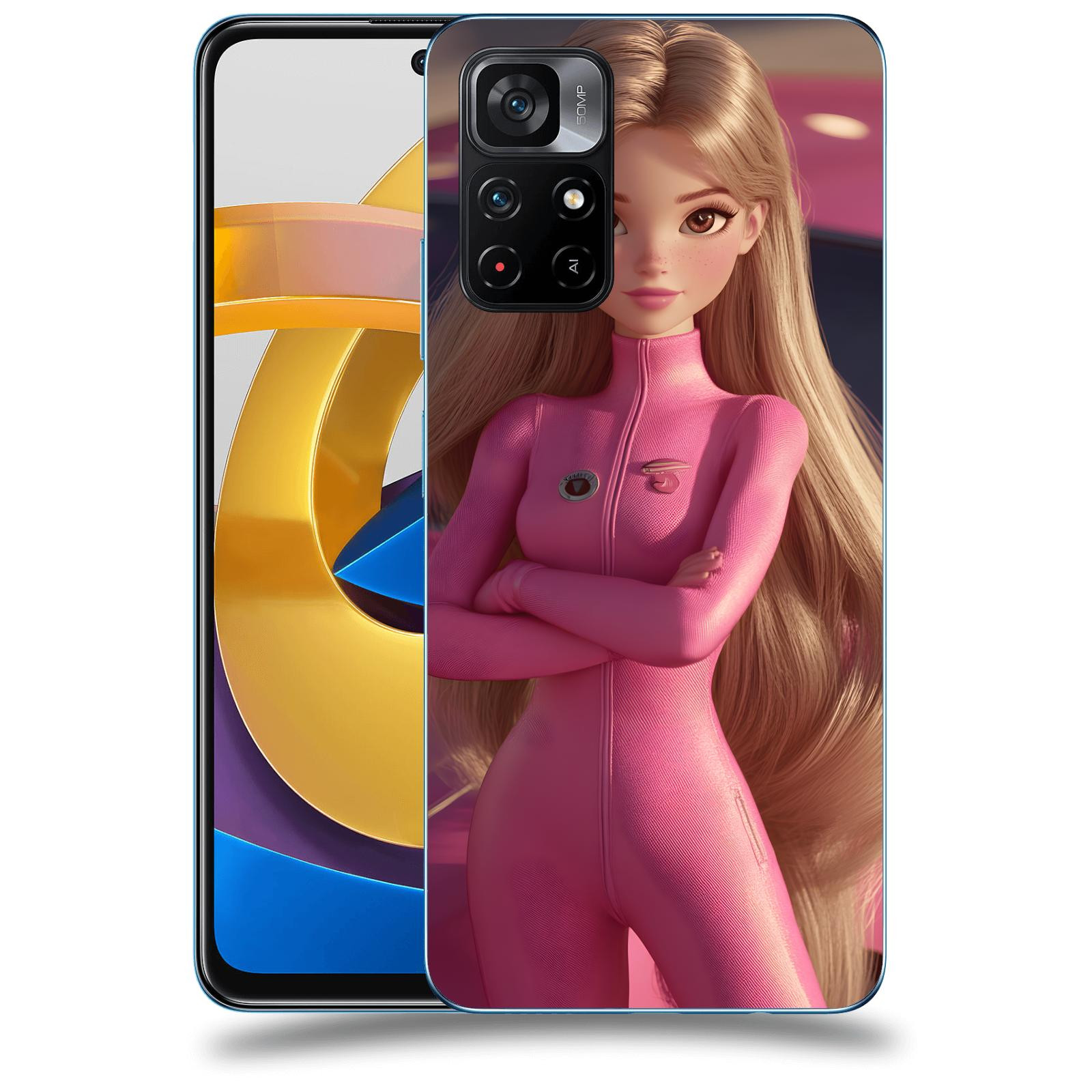 ACOVER Kryt na mobil Xiaomi Poco M4 Pro - Pink girl