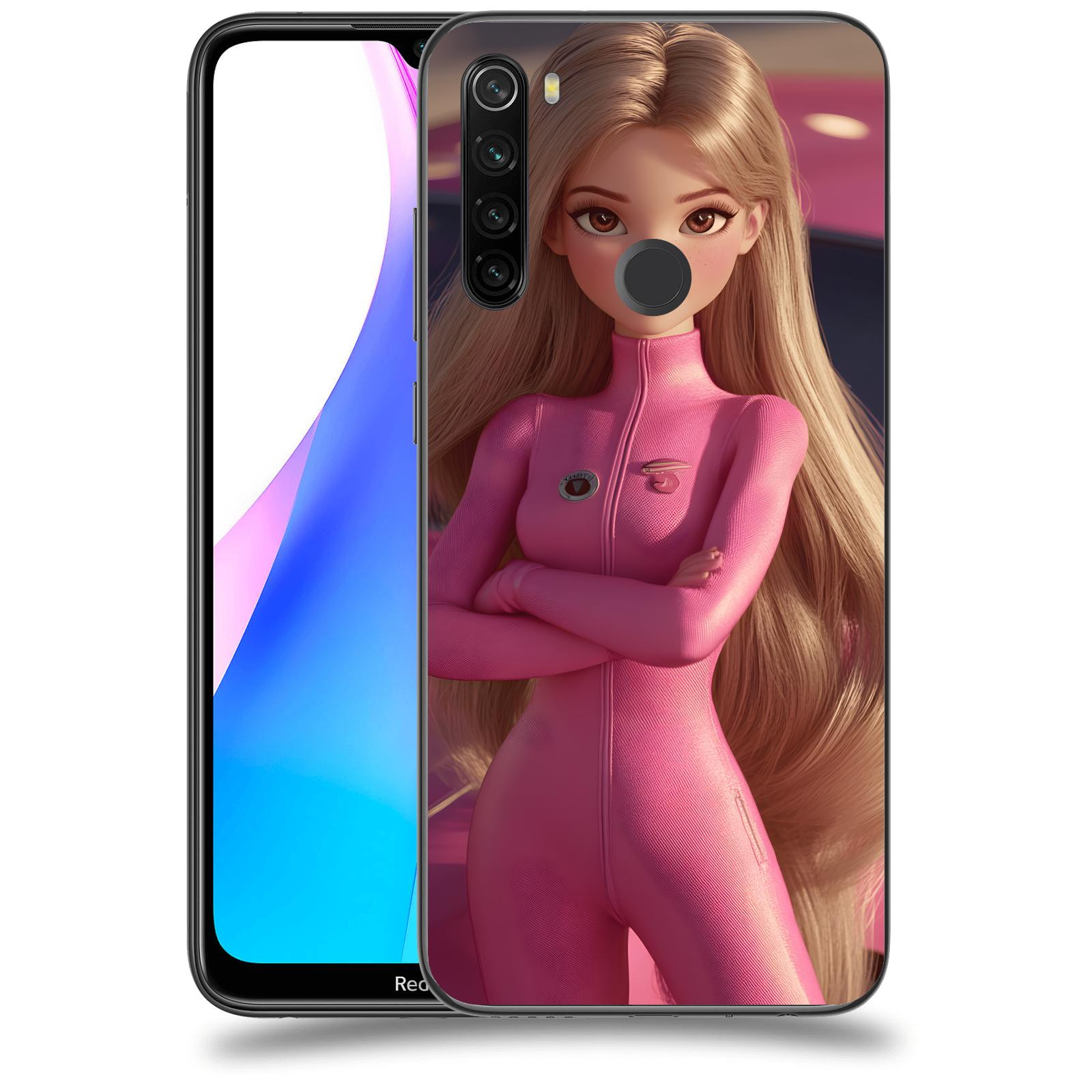 ACOVER Kryt na mobil Xiaomi Redmi Note 8T - Pink girl