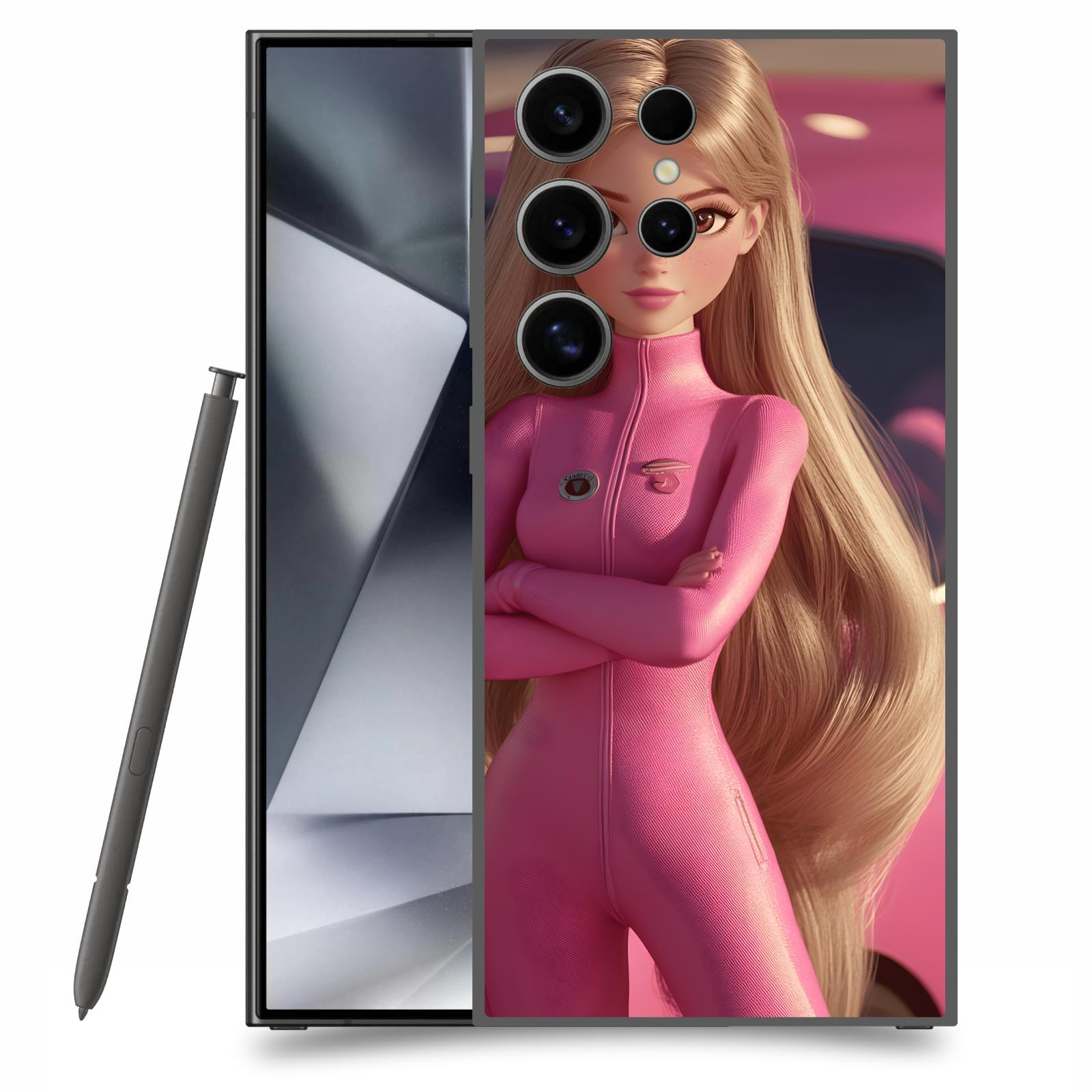 ACOVER Kryt na mobil Samsung Galaxy S24 Ultra - Pink girl