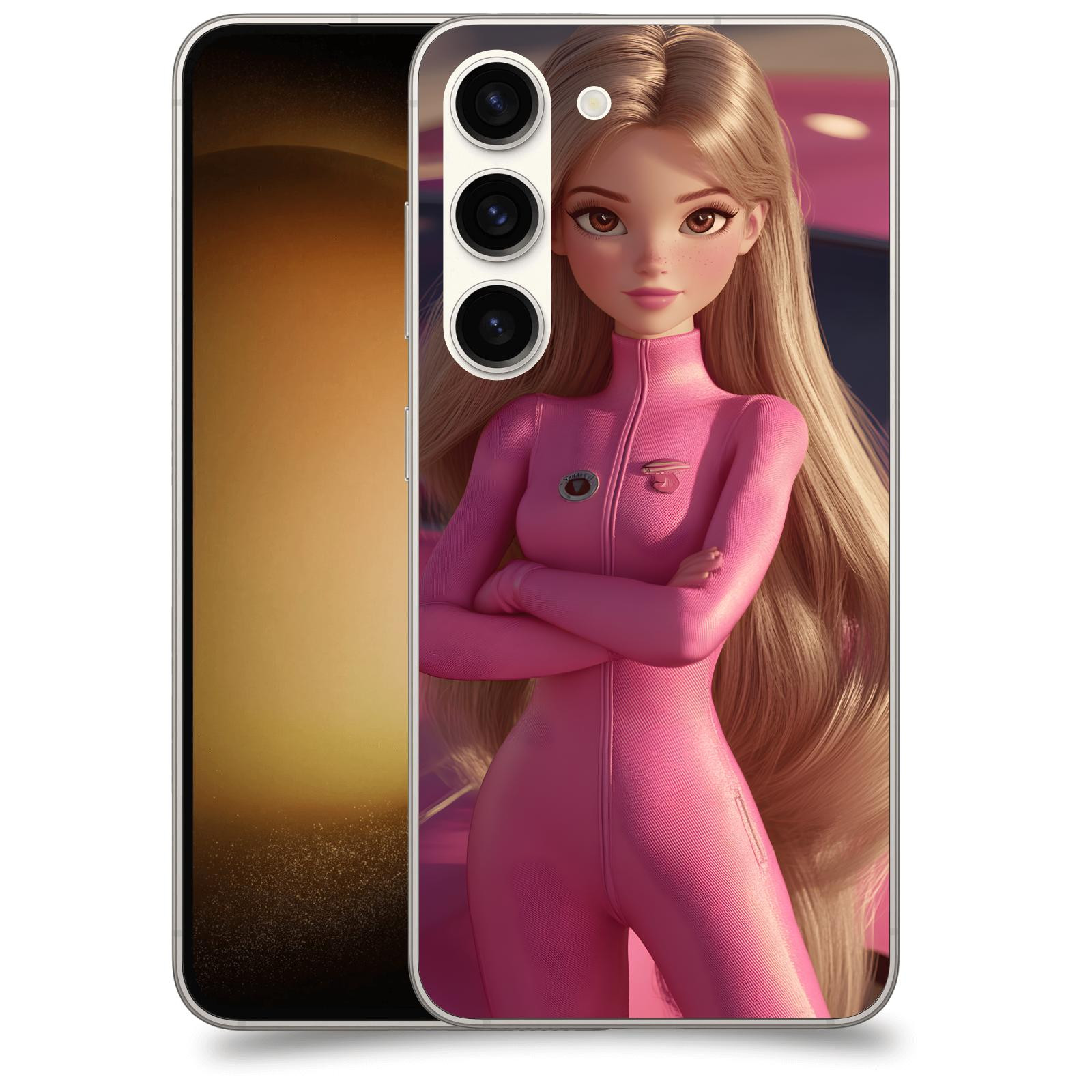 ACOVER Kryt na mobil Samsung Galaxy S23 5G - Pink girl