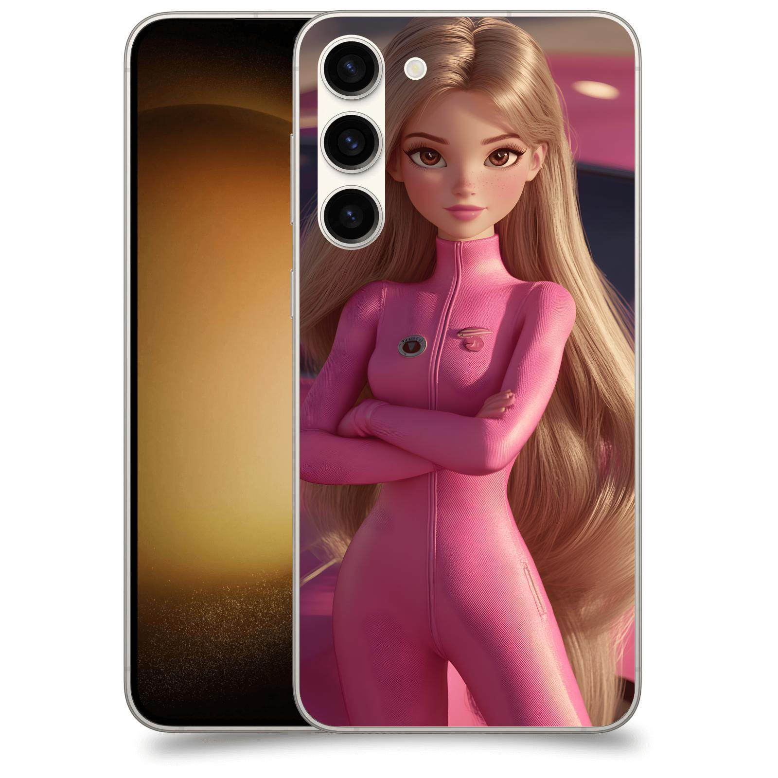 ACOVER Kryt na mobil Samsung Galaxy S23+ 5G - Pink girl