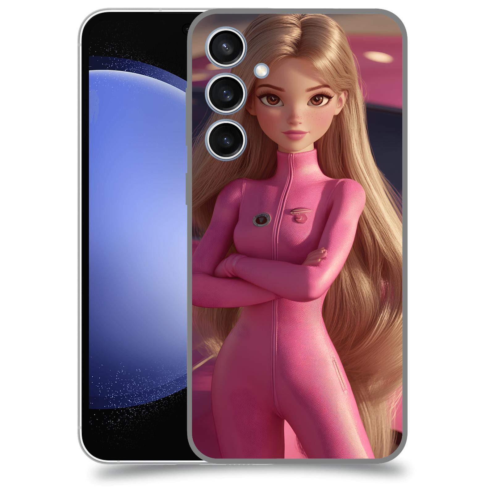 ACOVER Kryt na mobil Samsung Galaxy S23 FE - Pink girl