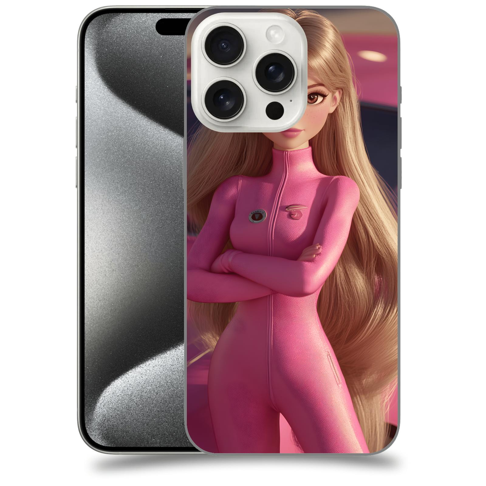 ACOVER Kryt na mobil Apple iPhone 15 pro max - Pink girl