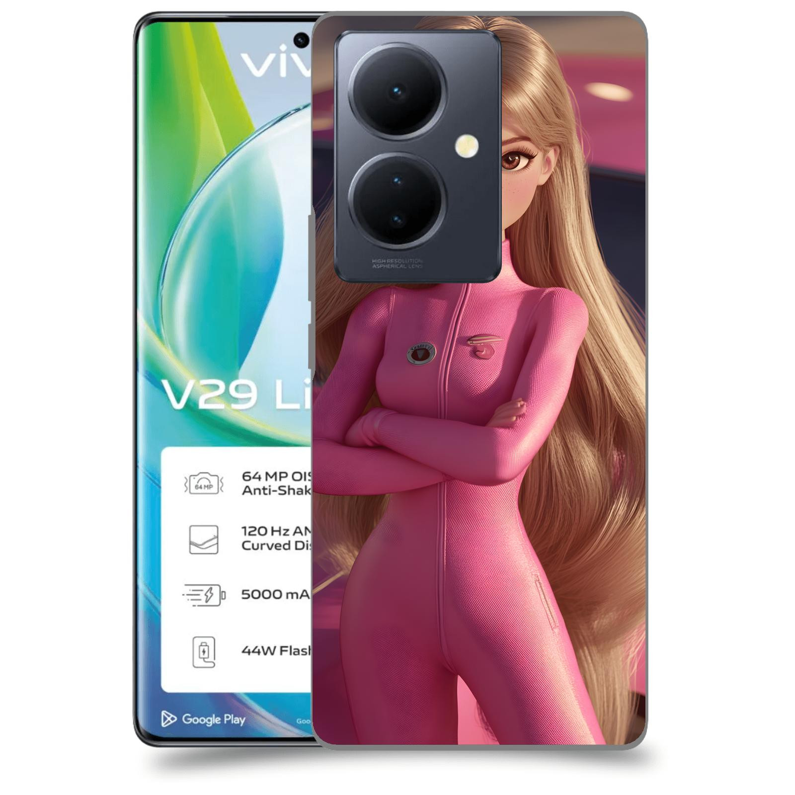 ACOVER Kryt na mobil VIVO V29 Lite 5G - Pink girl
