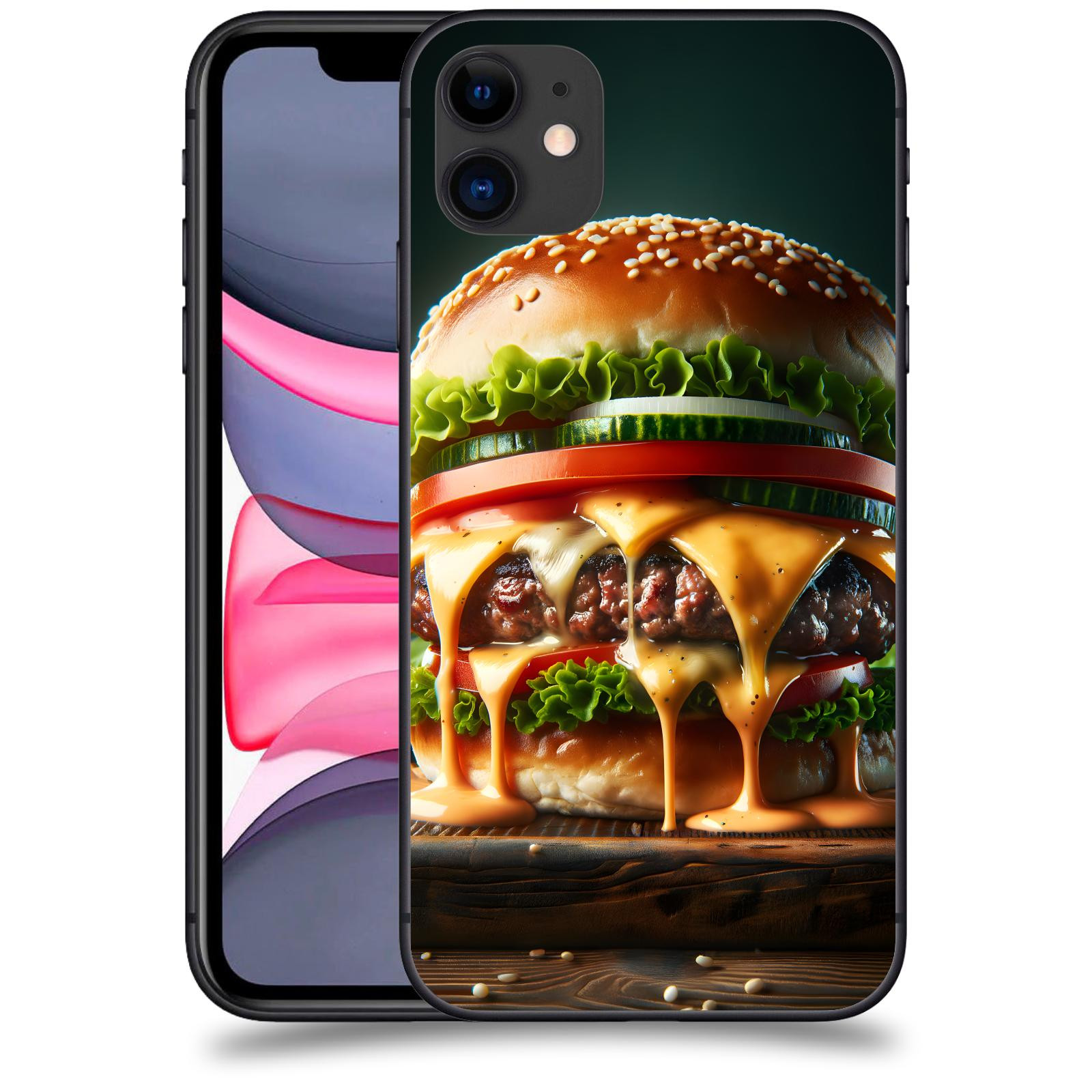 ACOVER Kryt na mobil Apple iPhone 11 - Hamburger