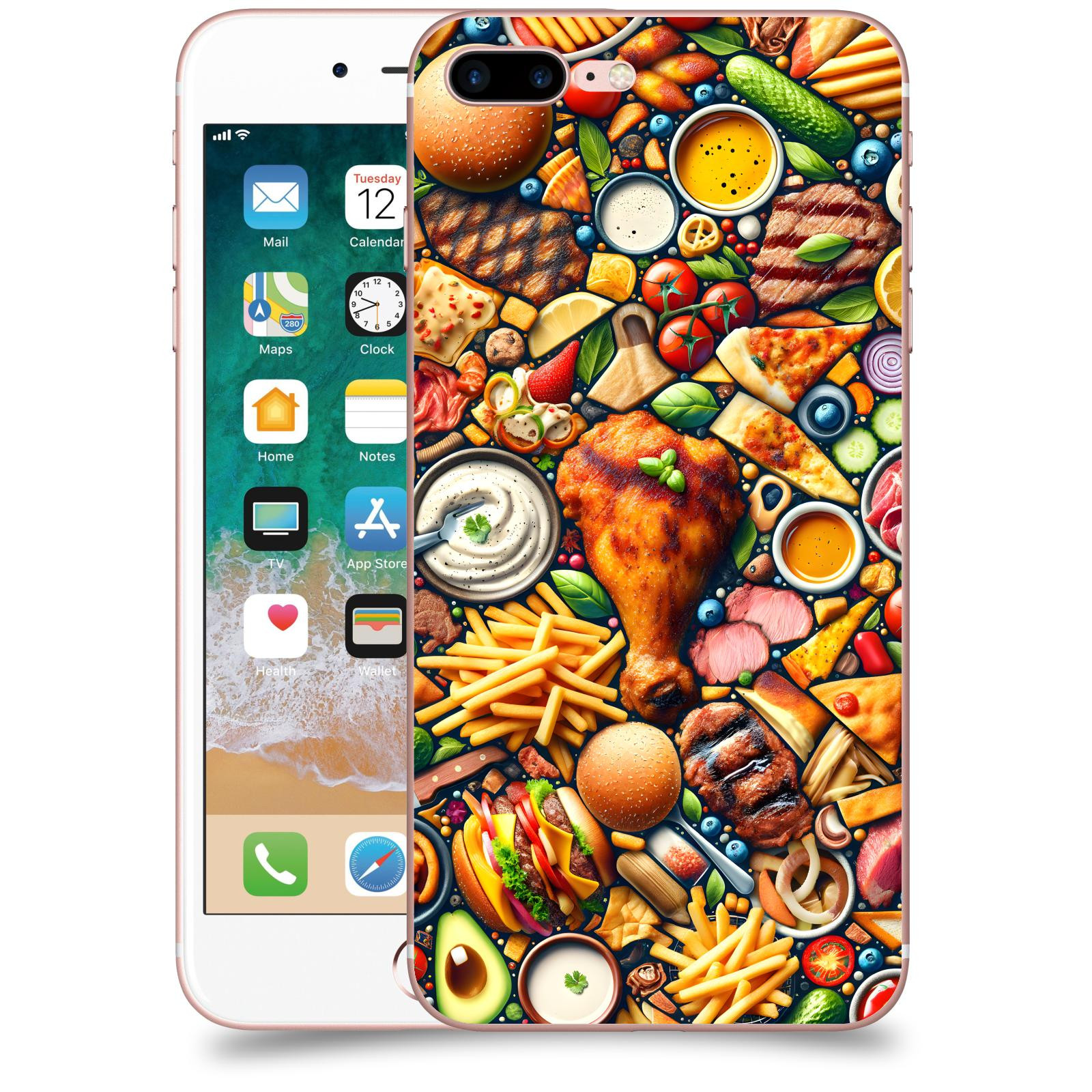 ACOVER Kryt na mobil Apple iPhone 7 Plus - Dinner