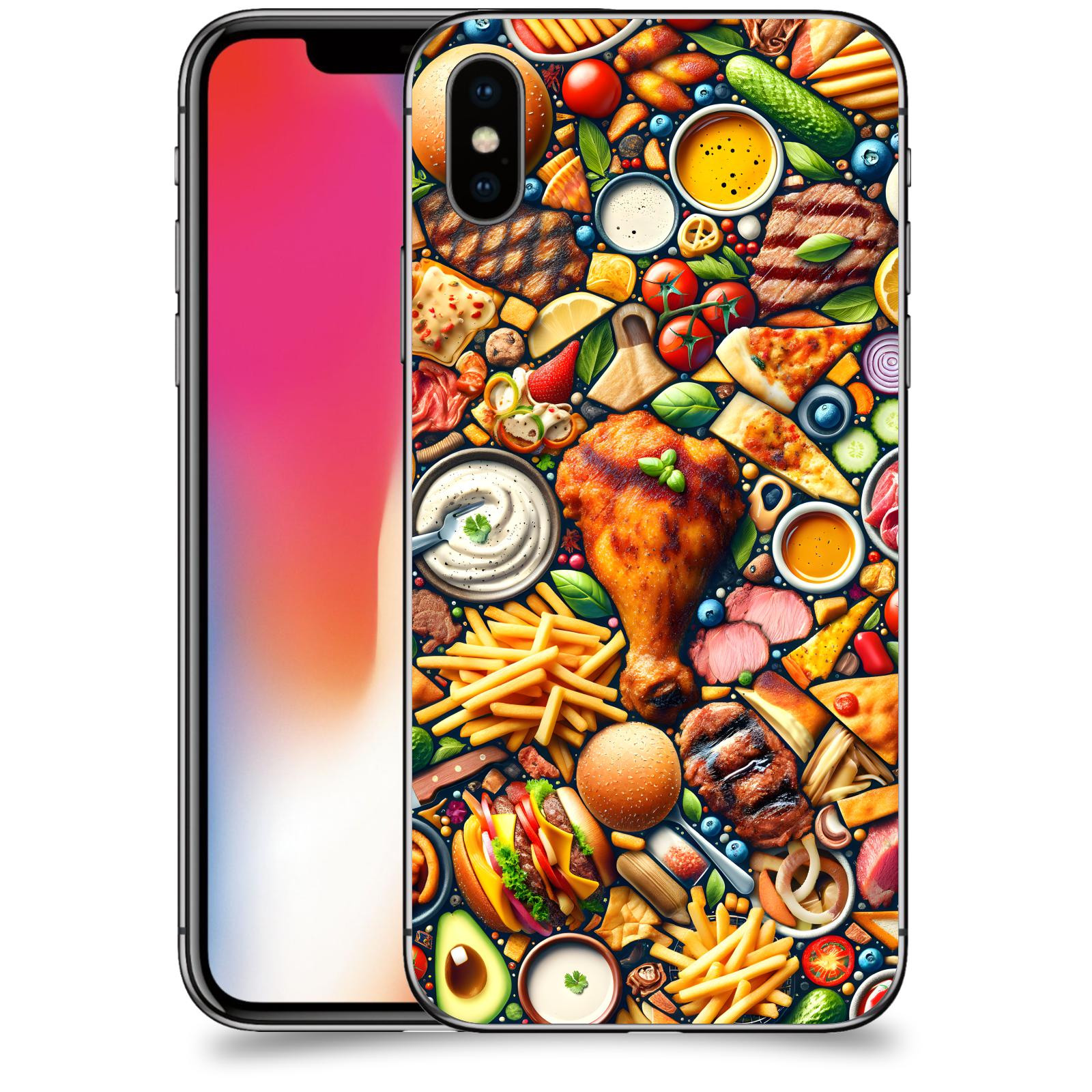 ACOVER Kryt na mobil Apple iPhone X/XS - Dinner
