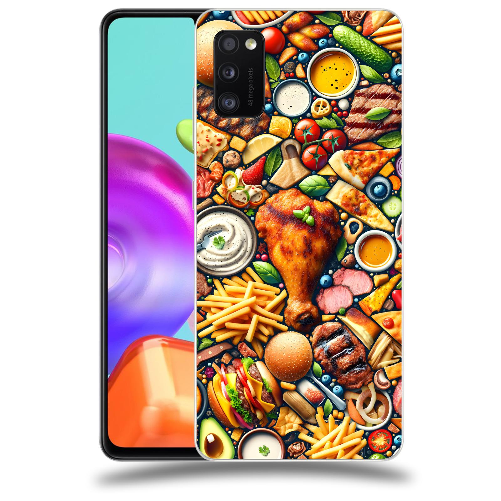 ACOVER Kryt na mobil Samsung Galaxy A41 A415F - Dinner