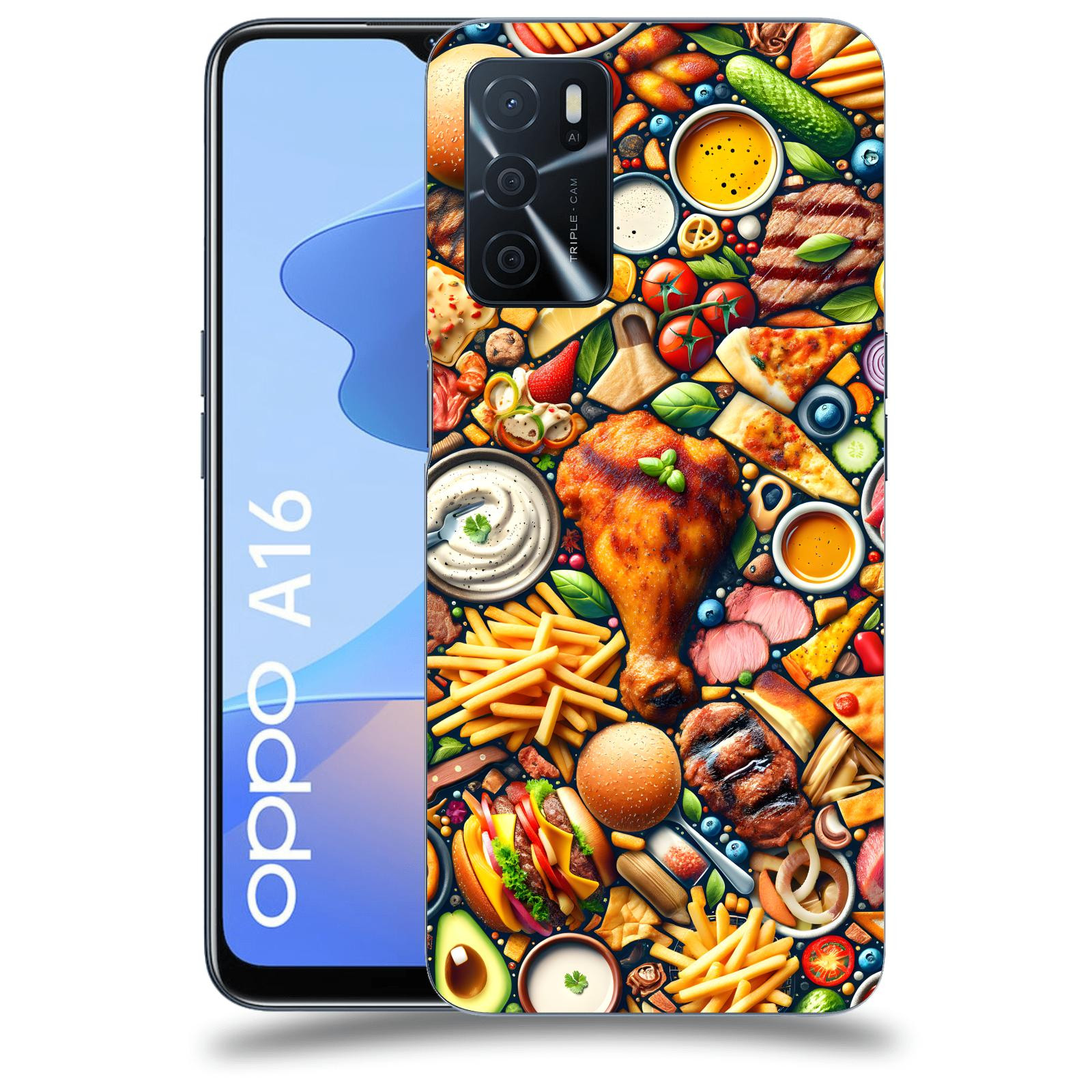 ACOVER Kryt na mobil OPPO A16 - Dinner