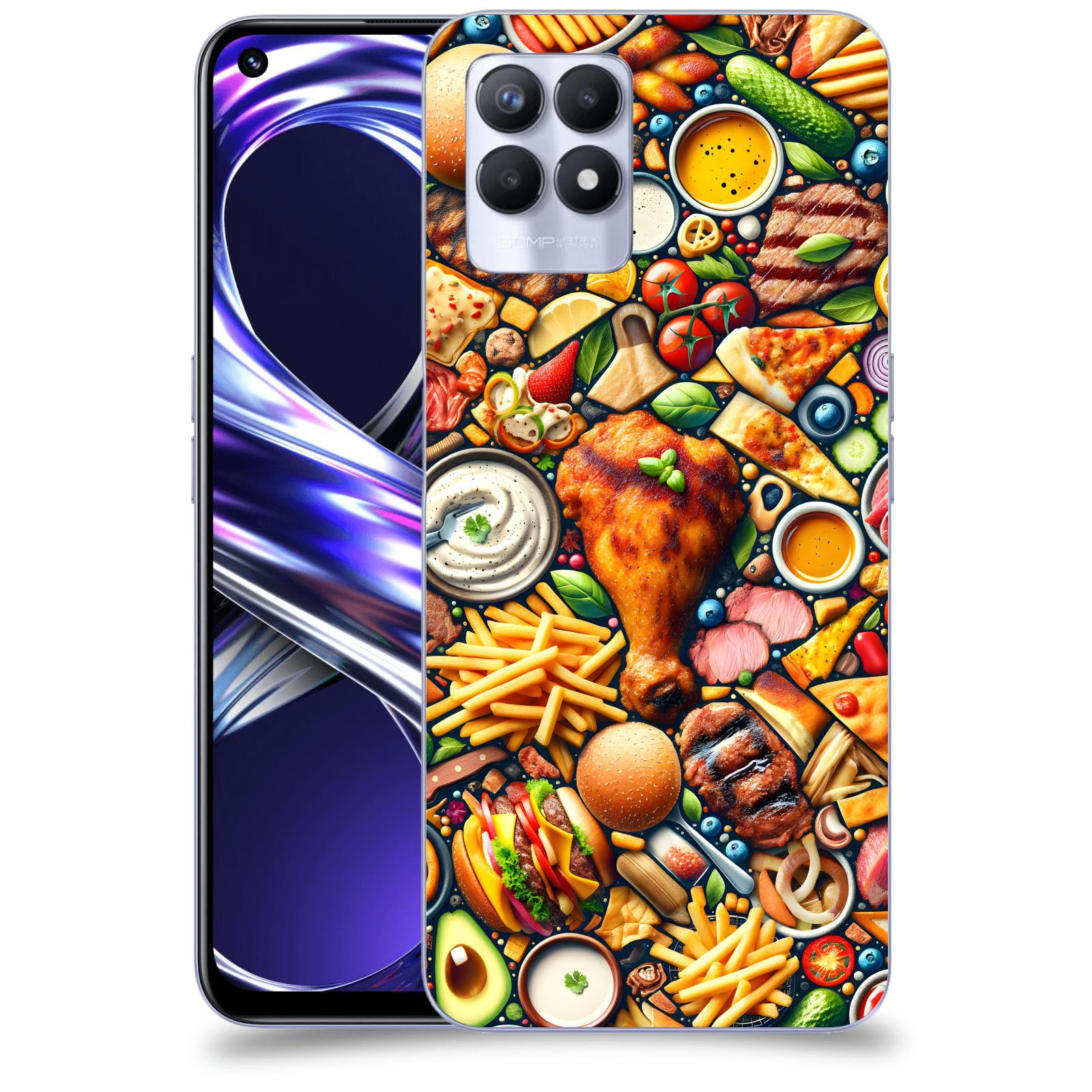 ACOVER Kryt na mobil Realme 8i - Dinner