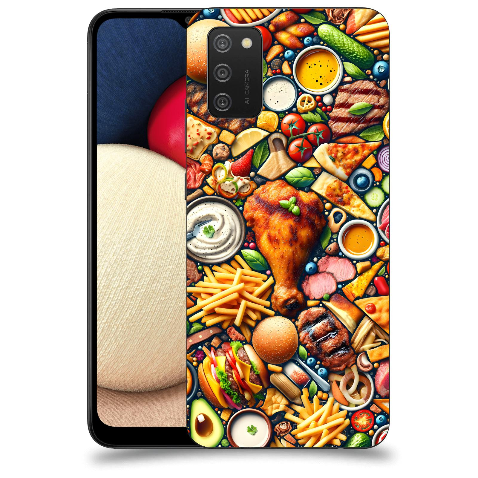 ACOVER Kryt na mobil Samsung Galaxy A02s A025G - Dinner
