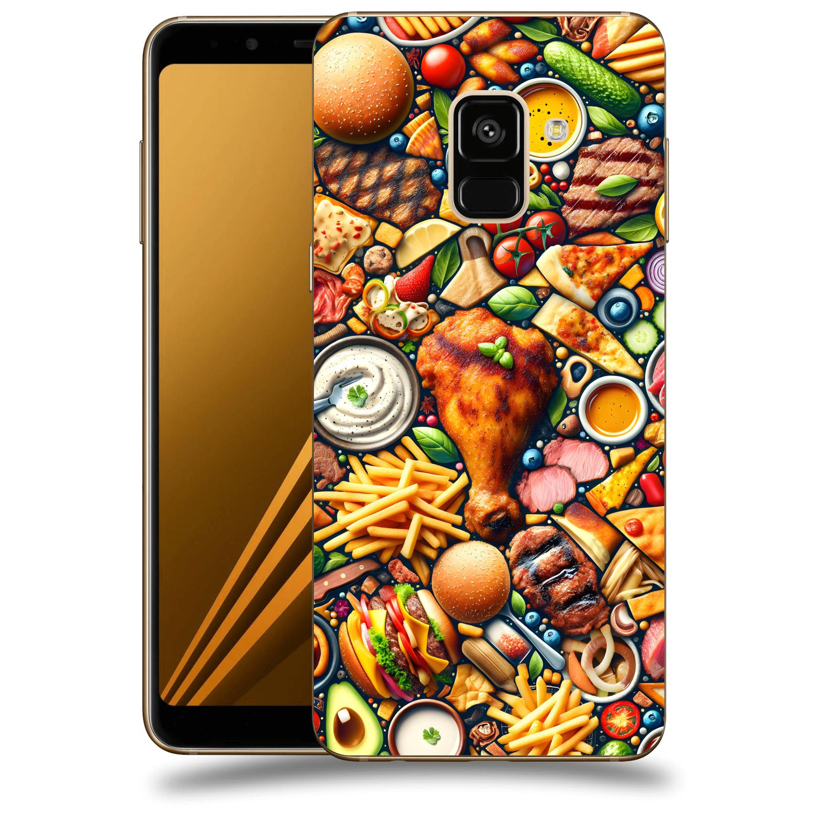 ACOVER Kryt na mobil Samsung Galaxy A8 2018 A530F - Dinner
