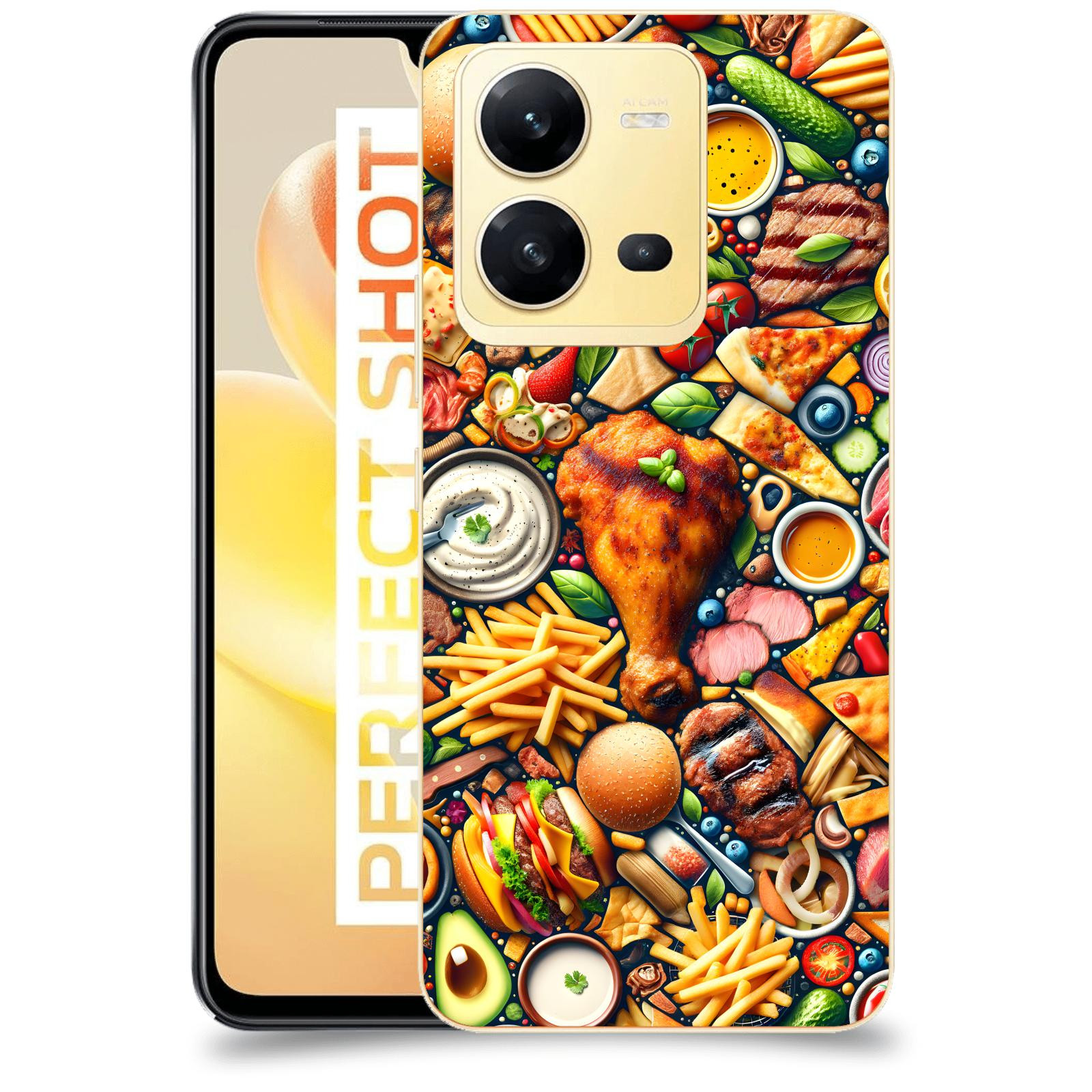 ACOVER Kryt na mobil Vivo X80 Lite - Dinner