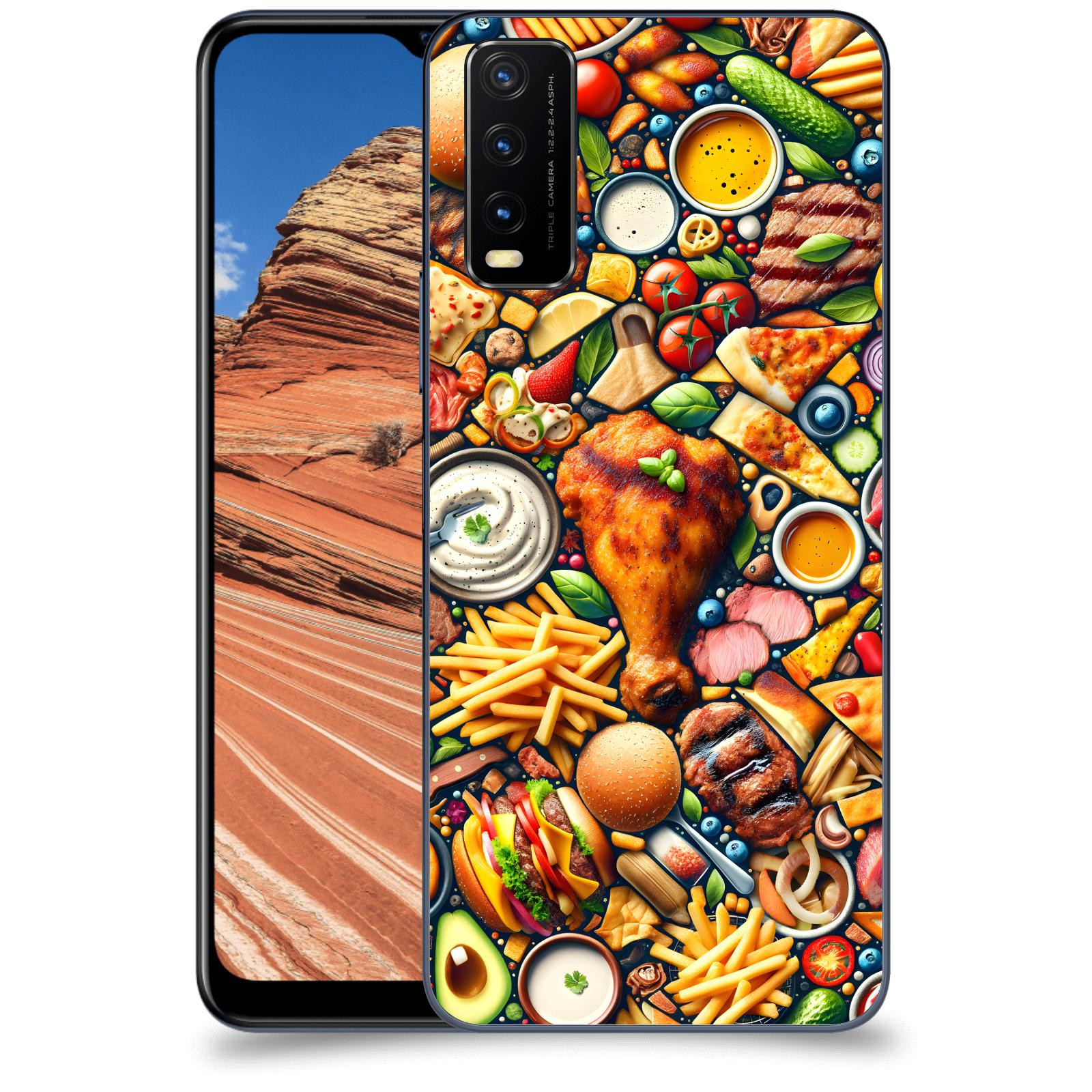 ACOVER Kryt na mobil Vivo Y20s - Dinner