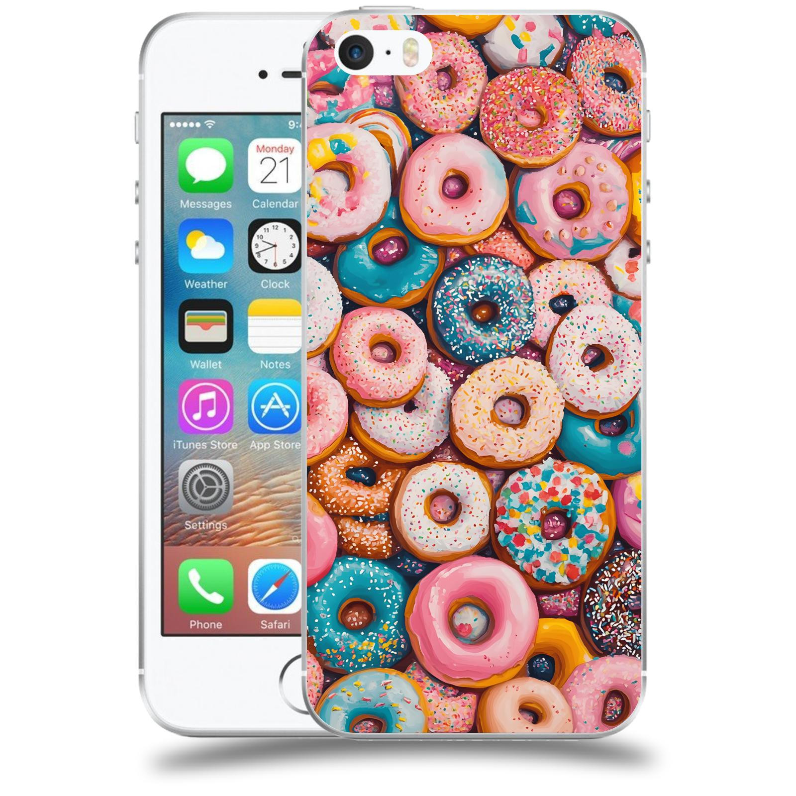 ACOVER Kryt na mobil Apple iPhone 5/5S/SE - Donuts