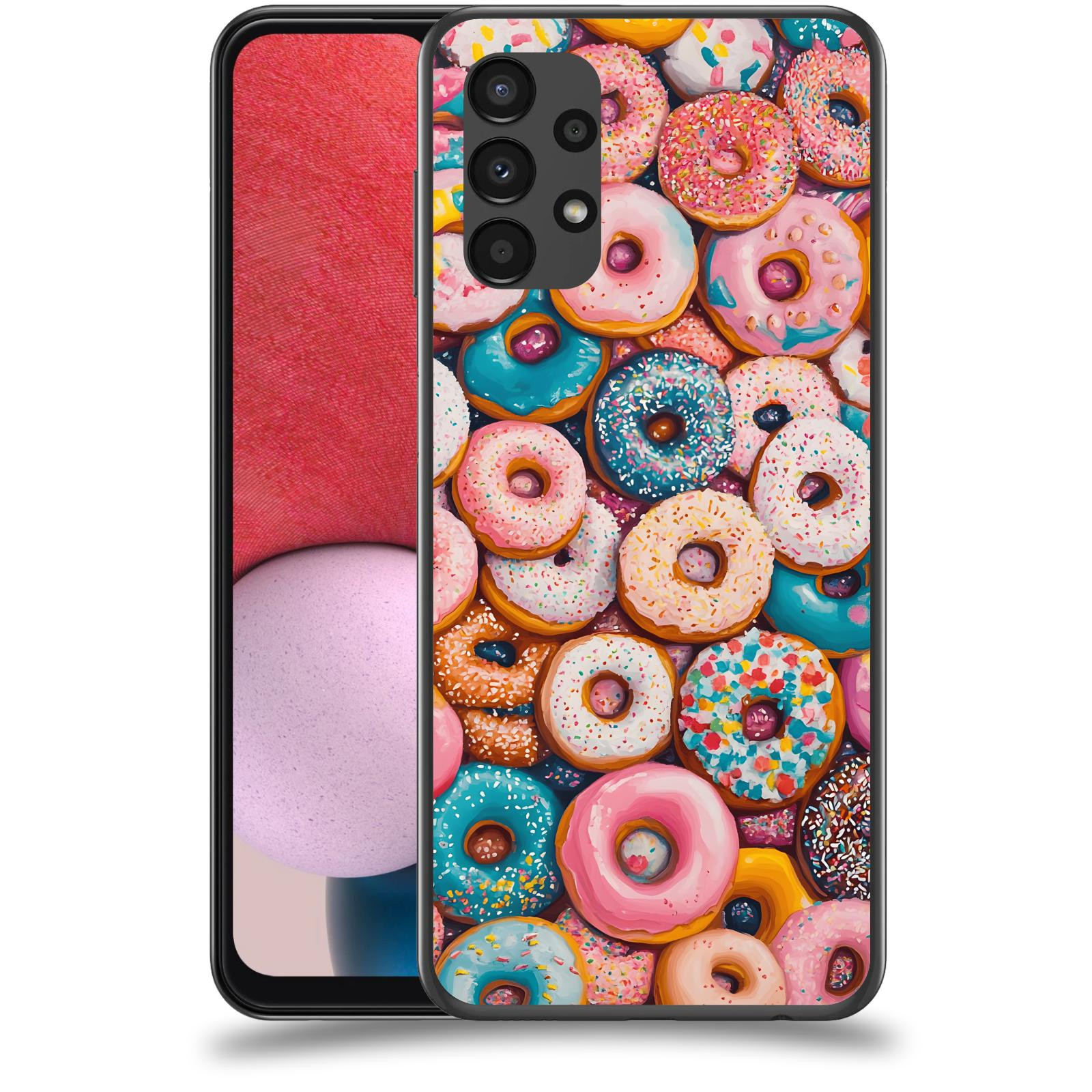 ACOVER Kryt na mobil Samsung Galaxy A13 4G A135 - Donuts