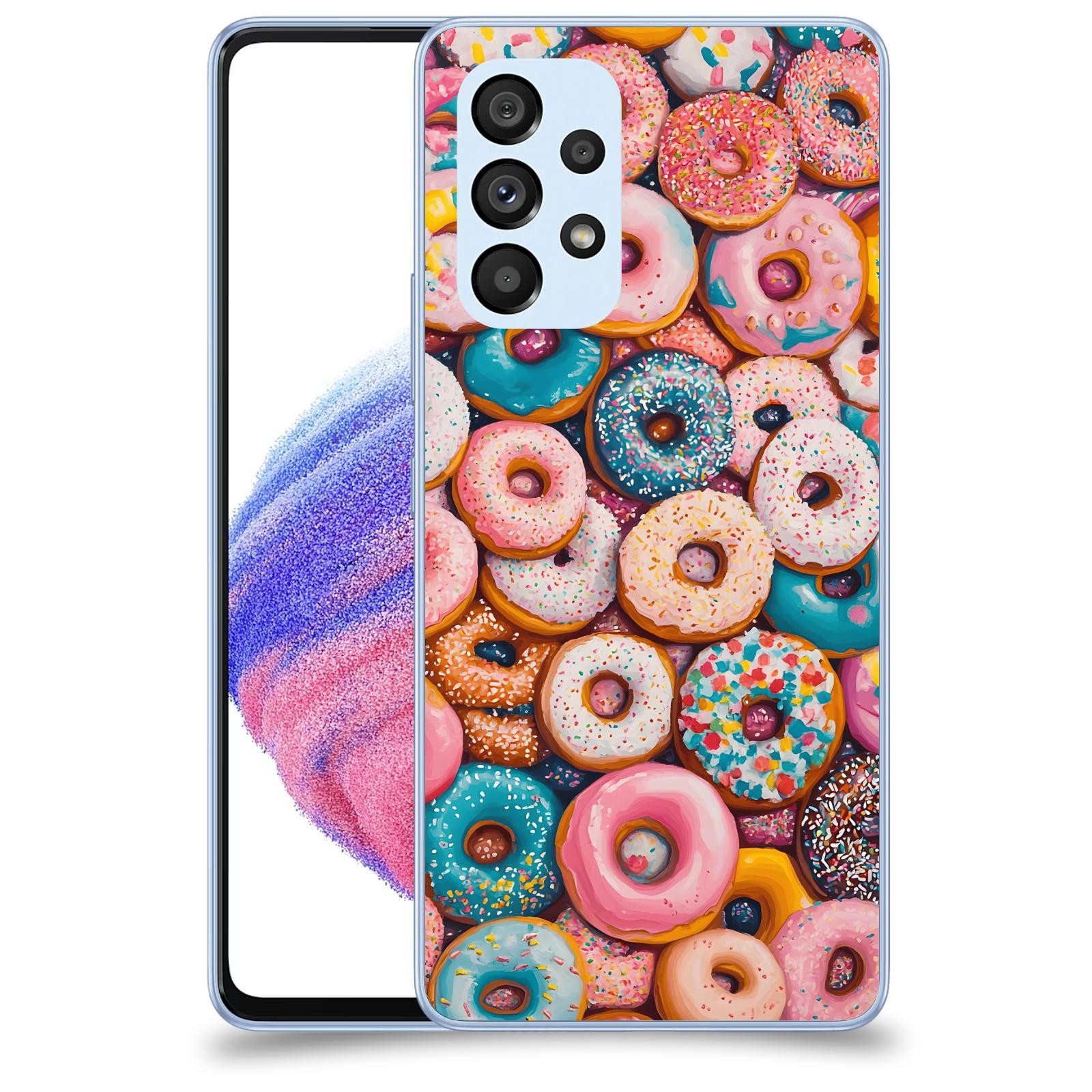 ACOVER Kryt na mobil Samsung Galaxy A32 5G A326B - Donuts