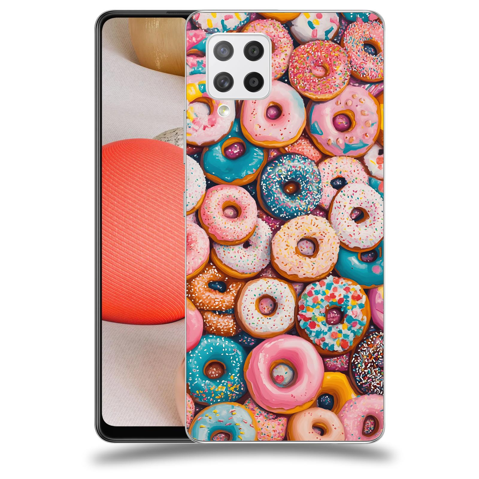 ACOVER Kryt na mobil Samsung Galaxy A42 A426B - Donuts
