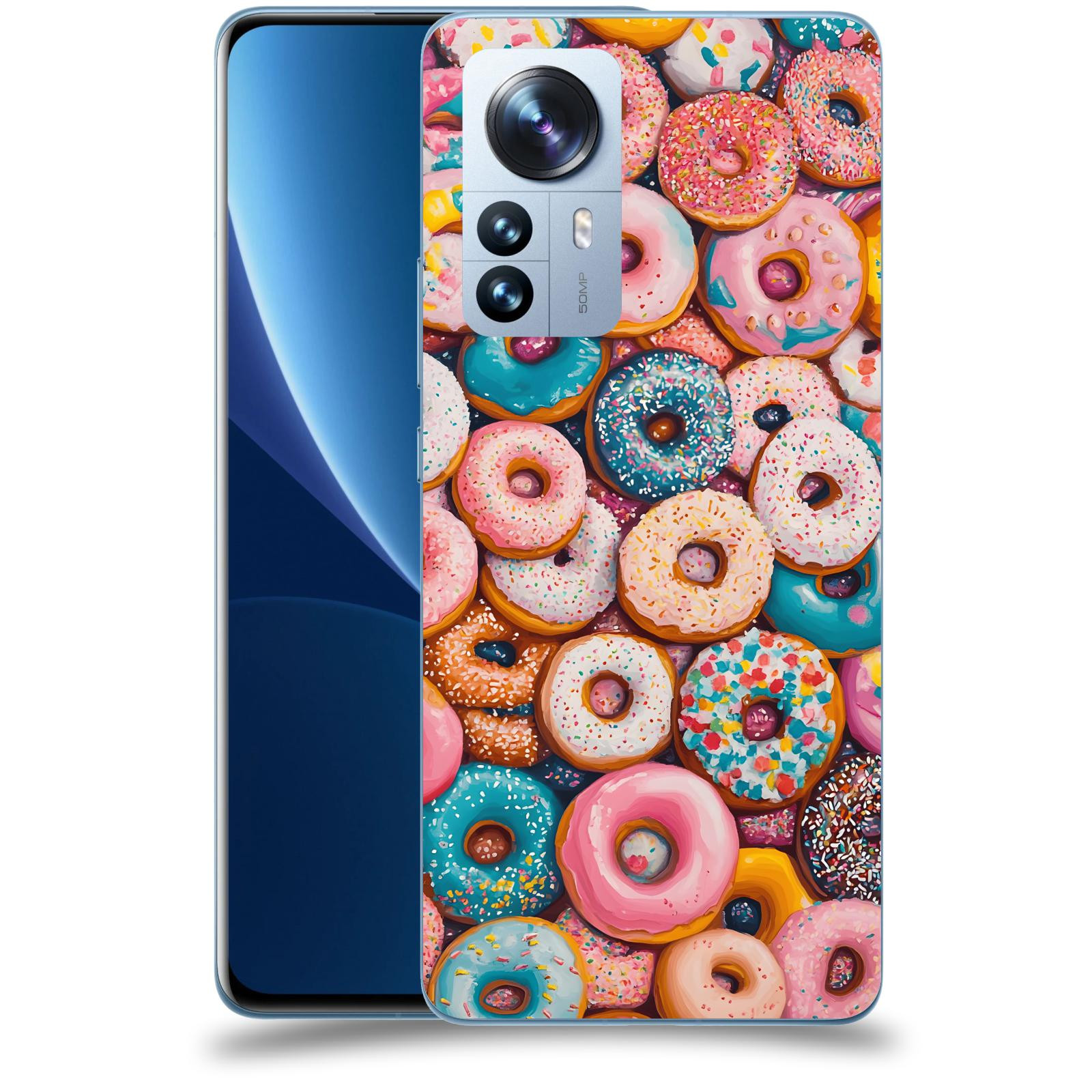 ACOVER Kryt na mobil Xiaomi 12 Pro - Donuts