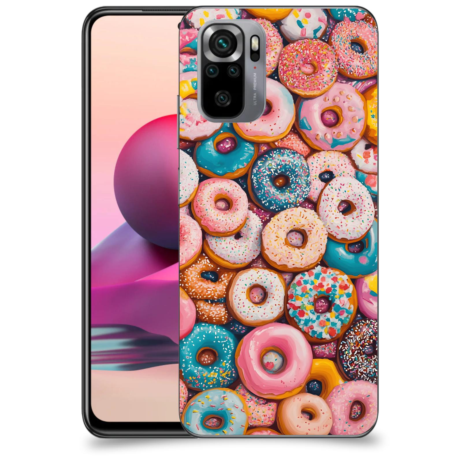 ACOVER Kryt na mobil Xiaomi Redmi Note 10S - Donuts