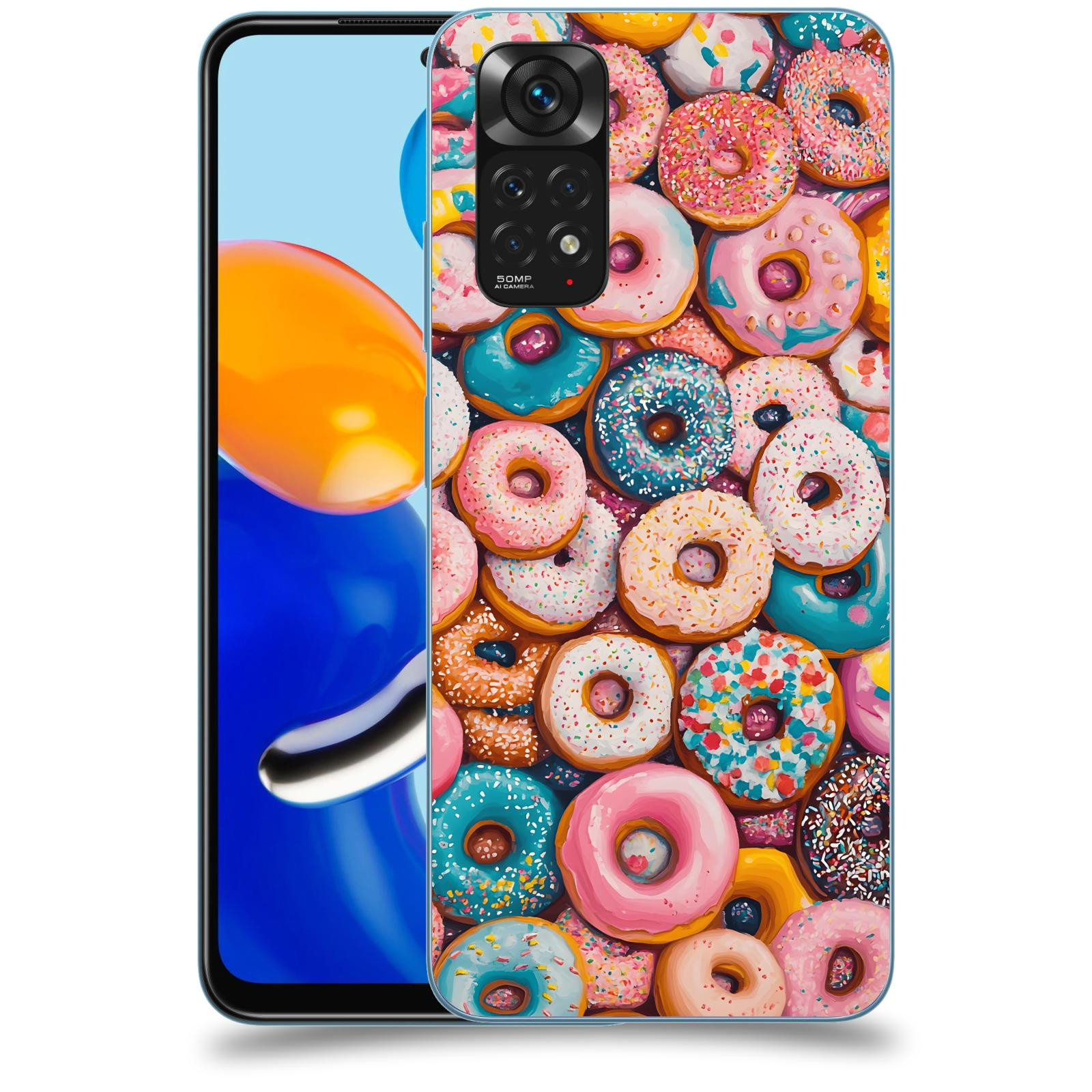 ACOVER Kryt na mobil Xiaomi Redmi Note 11 - Donuts