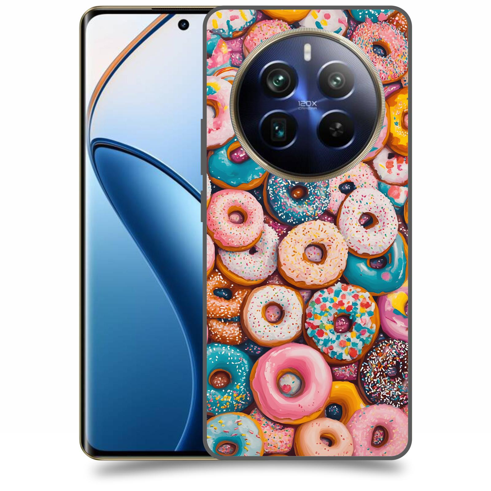 ACOVER Kryt na mobil Realme 12 pro+ 5g - Donuts