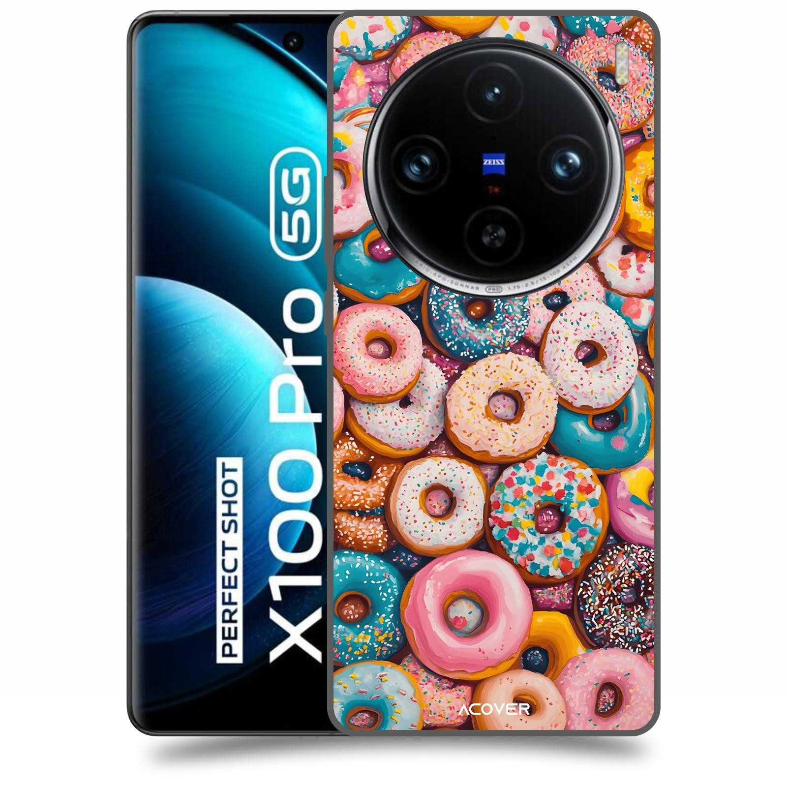 ACOVER Kryt na mobil Vivo X100 Pro - Donuts