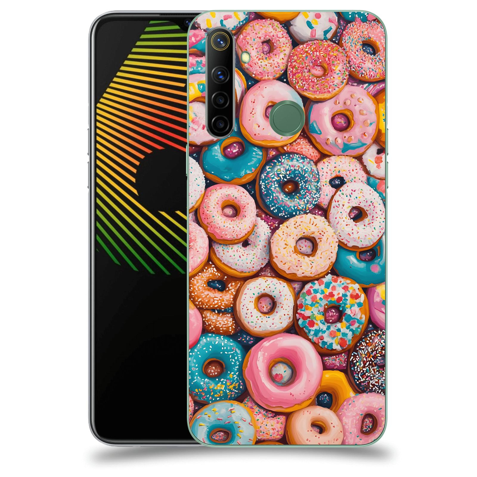 ACOVER Kryt na mobil Realme 6i - Donuts