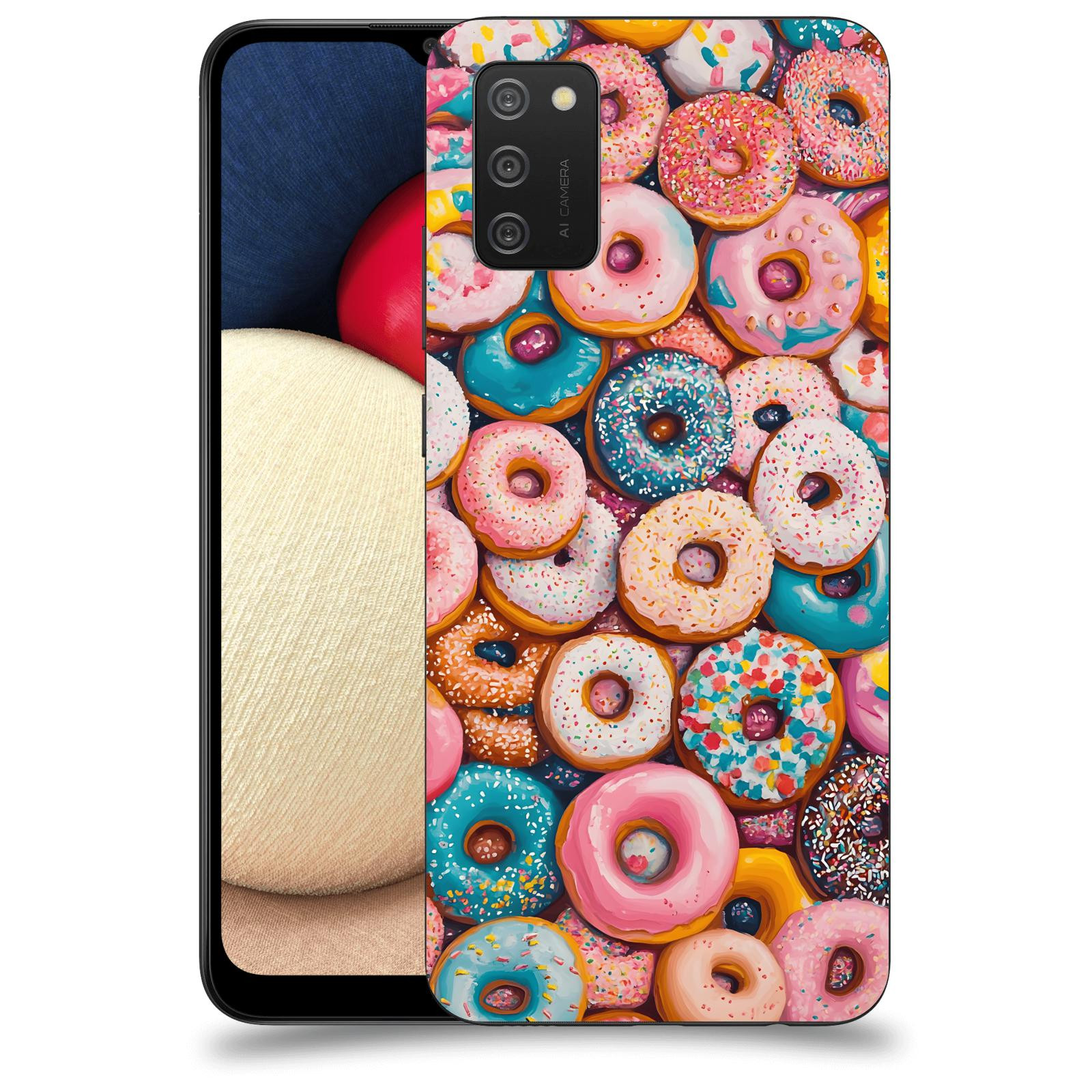 ACOVER Kryt na mobil Samsung Galaxy A02s A025G - Donuts