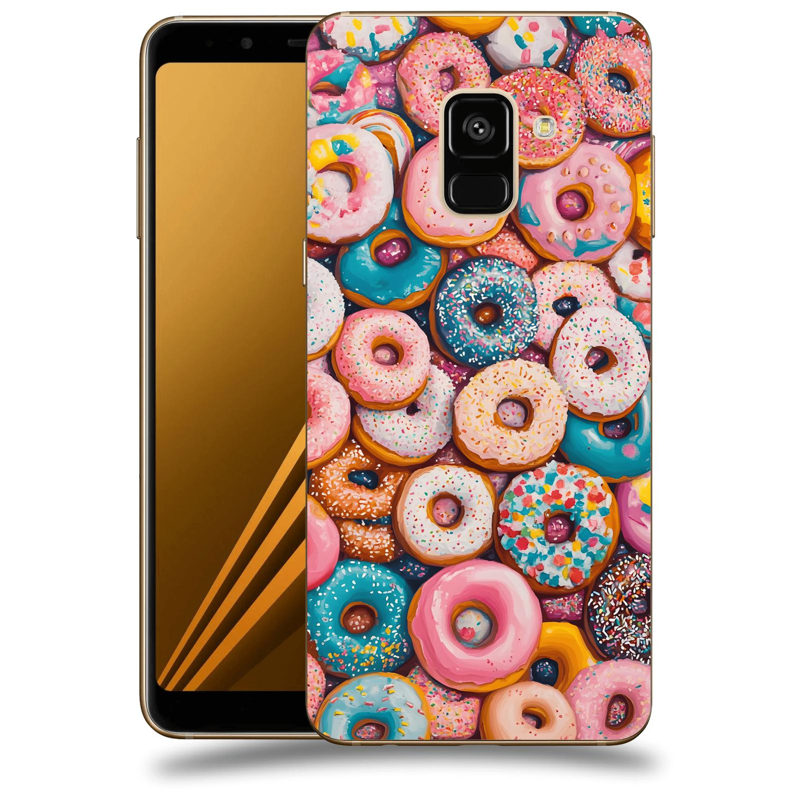 ACOVER Kryt na mobil Samsung Galaxy A8 2018 A530F - Donuts