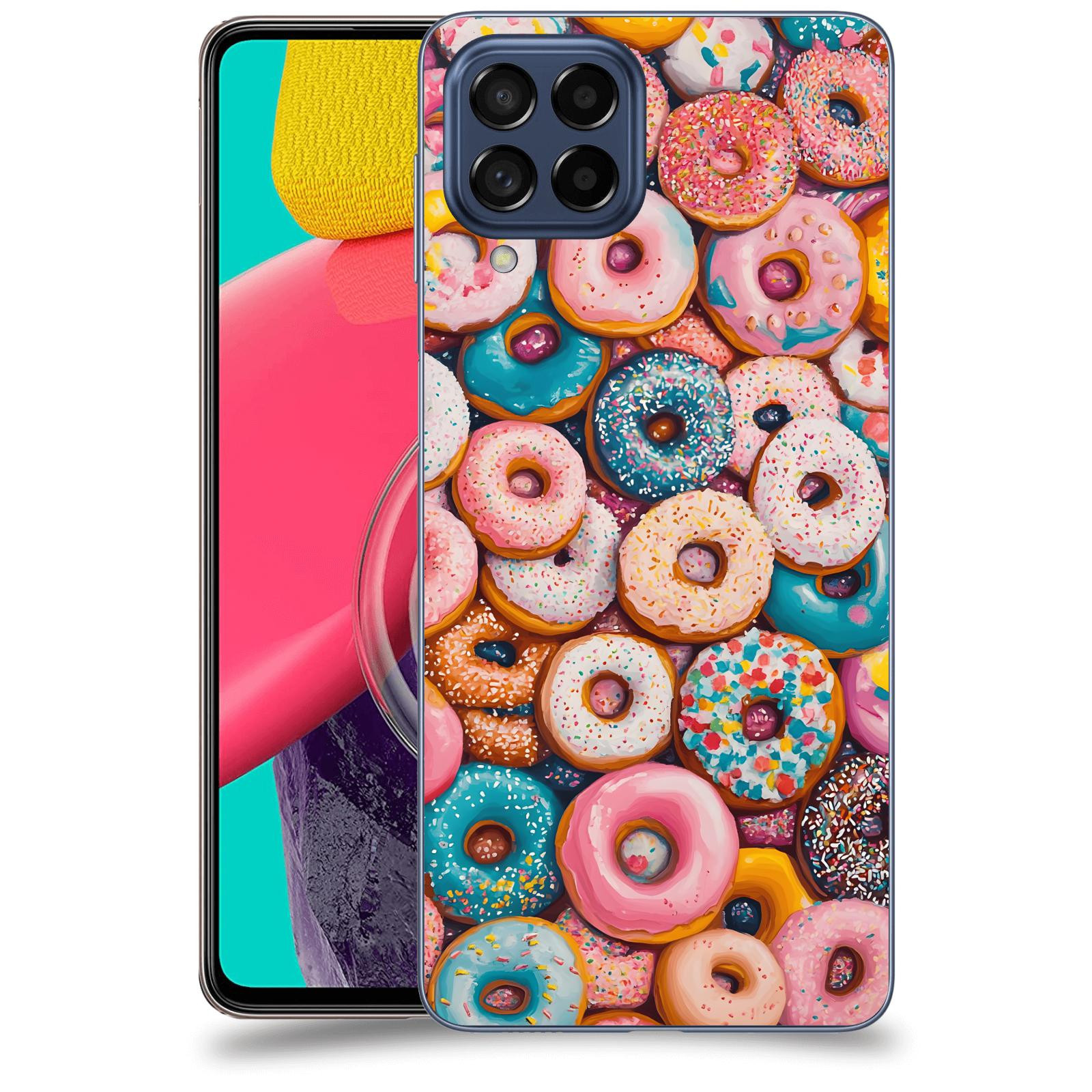 ACOVER Kryt na mobil Samsung Galaxy M53 5G - Donuts
