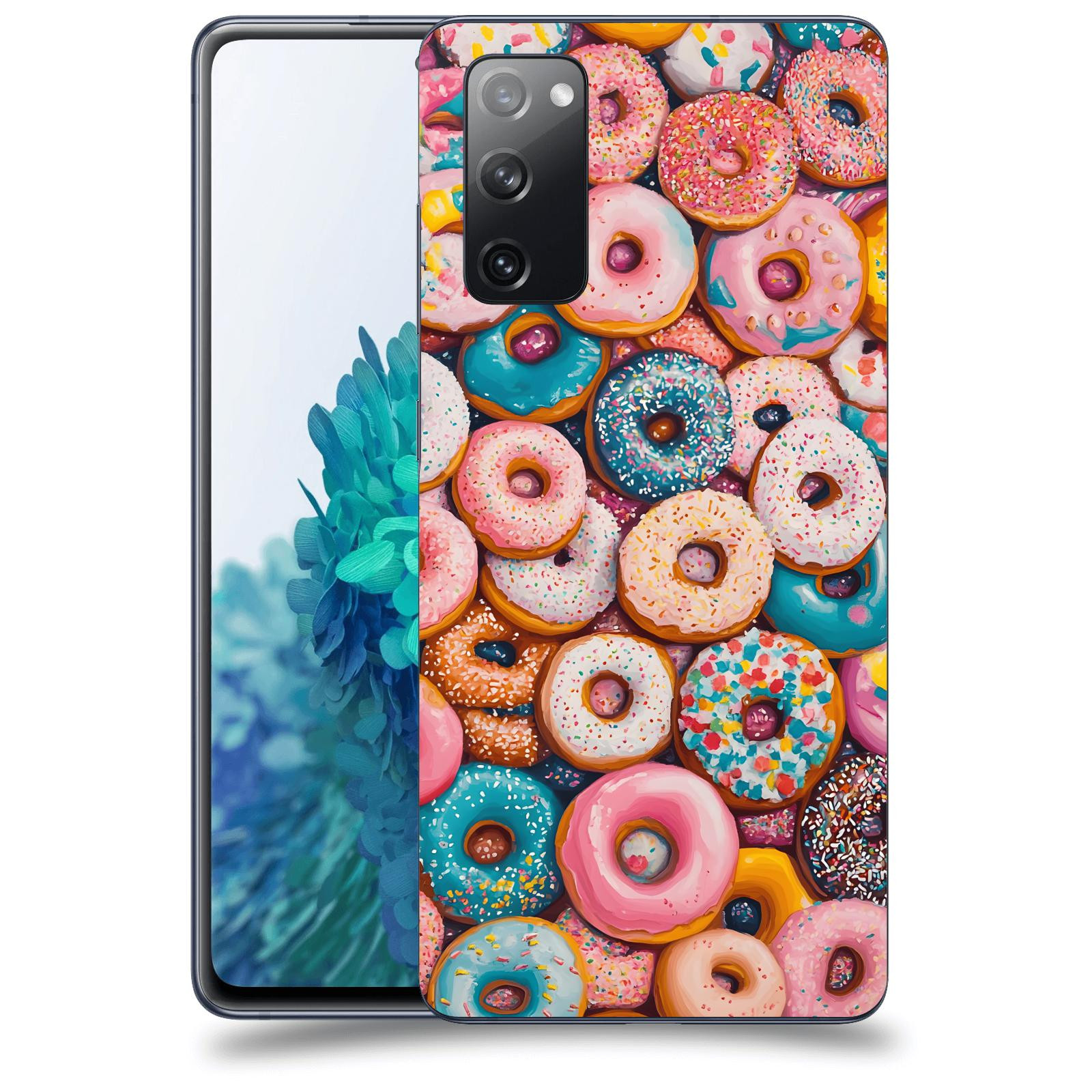 ACOVER Kryt na mobil Samsung Galaxy S20 FE - Donuts