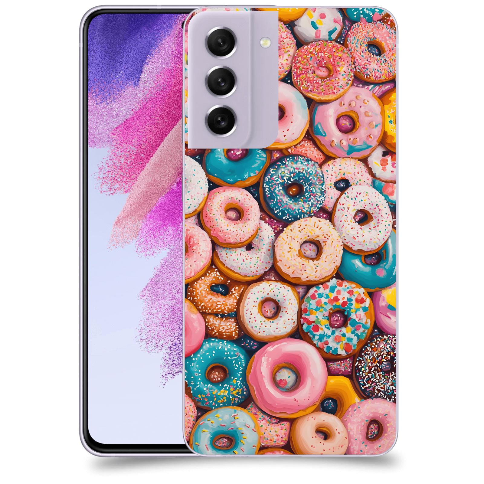 ACOVER Kryt na mobil Samsung Galaxy S21 FE 5G - Donuts