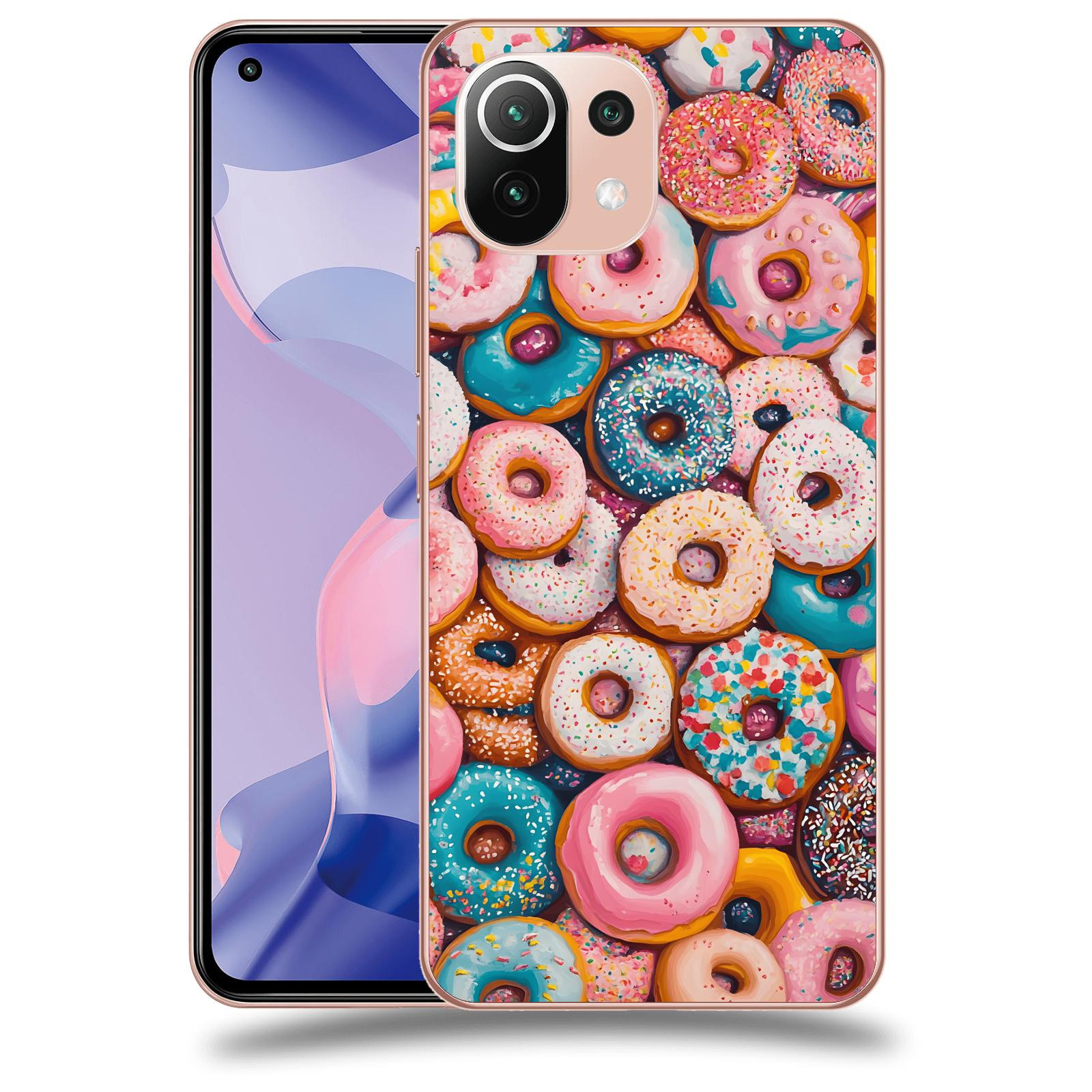 ACOVER Kryt na mobil Xiaomi 11 Lite 5G NE - Donuts