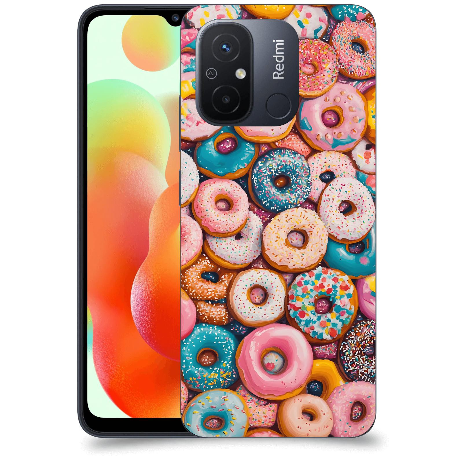 ACOVER Kryt na mobil Xiaomi Redmi 12C - Donuts