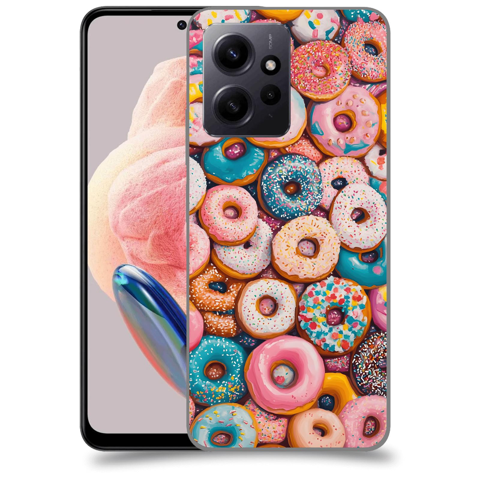 ACOVER Kryt na mobil Xiaomi Redmi Note 12 4G - Donuts