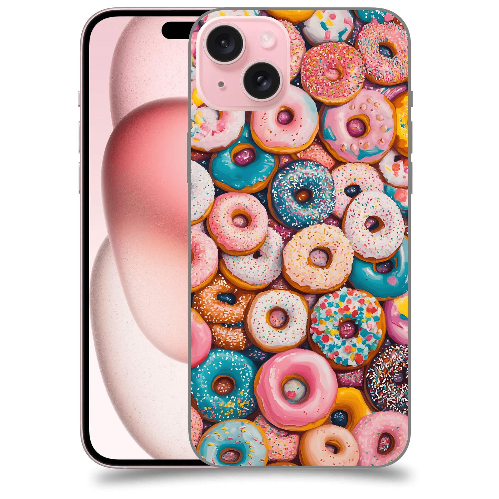 ACOVER Kryt na mobil Apple iPhone 15 plus - Donuts