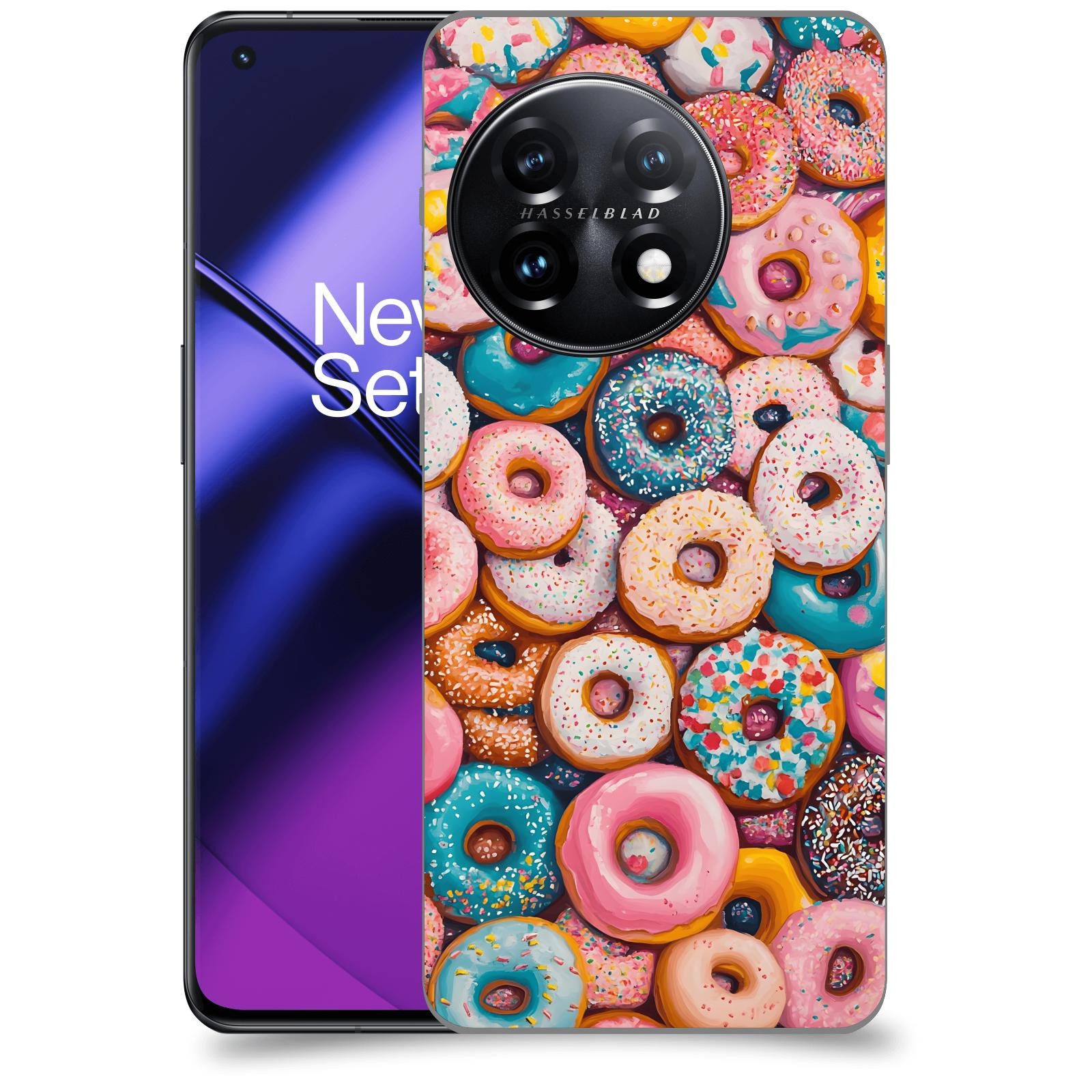 ACOVER Kryt na mobil OnePlus 11 5G - Donuts