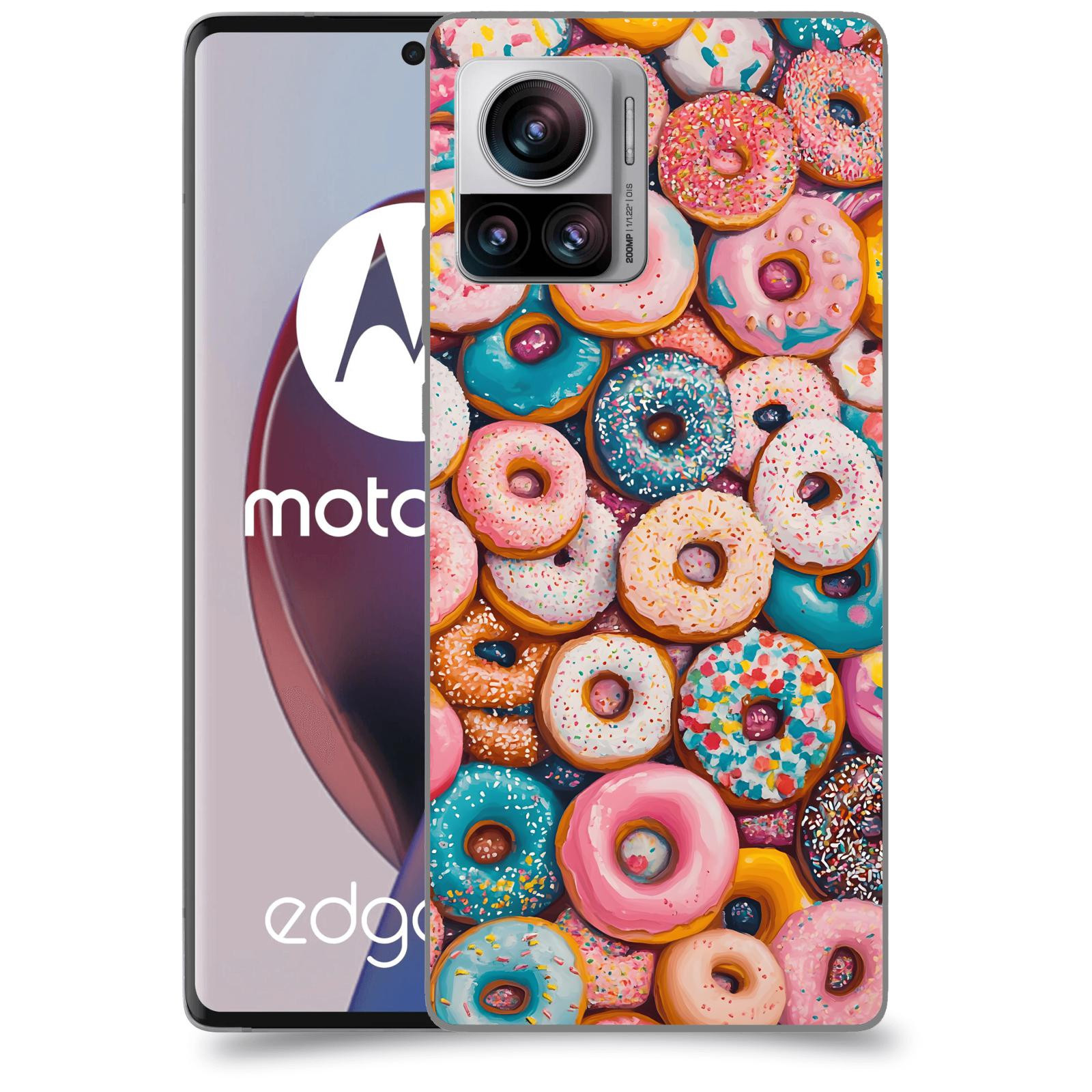ACOVER Kryt na mobil Motorola Edge 30 Ultra - Donuts