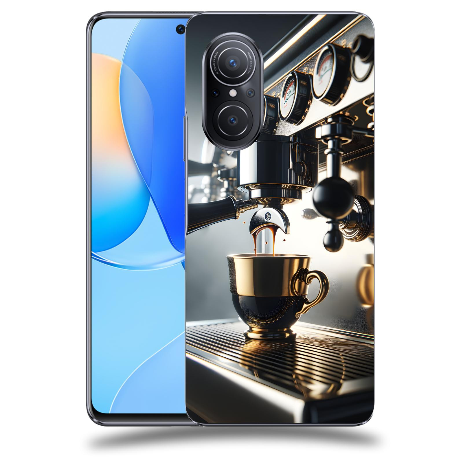 ACOVER Kryt na mobil Huawei Nova 9 SE - Coffee maker