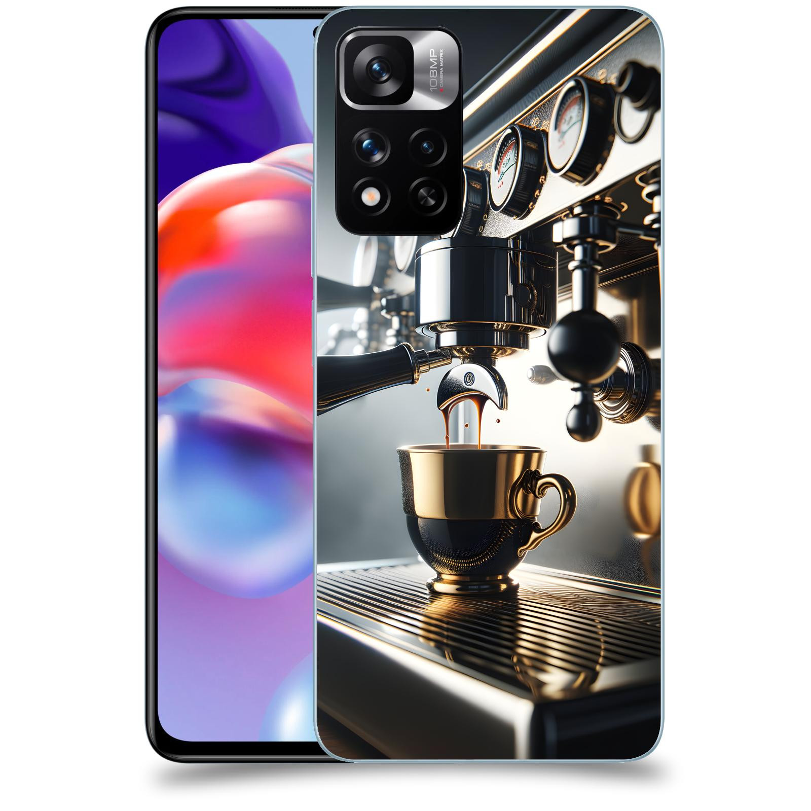 ACOVER Kryt na mobil Xiaomi Redmi Note 11 Pro+ 5G - Coffee maker