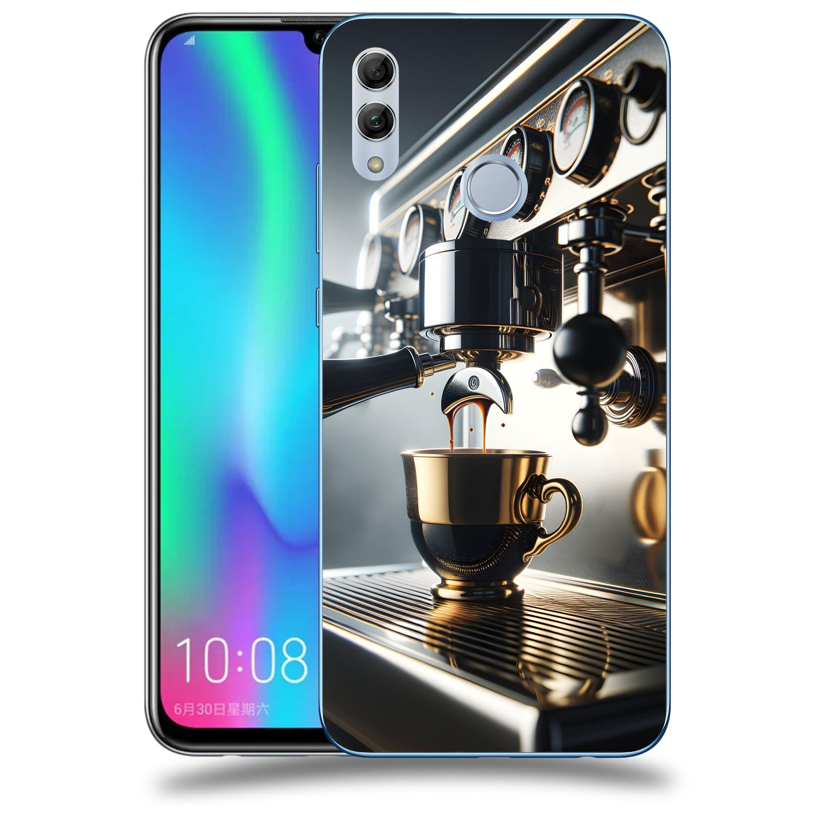 ACOVER Kryt na mobil Honor 10 Lite - Coffee maker