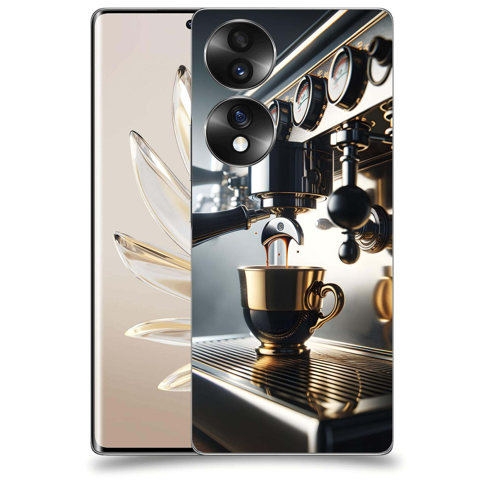 ACOVER Kryt na mobil Honor 70 - Coffee maker