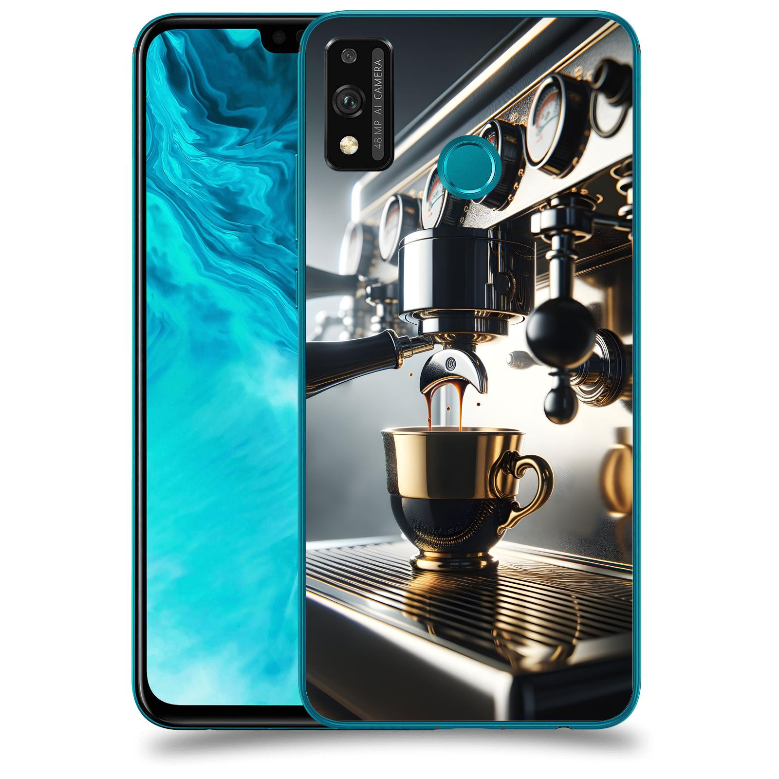 ACOVER Kryt na mobil Honor 9X Lite - Coffee maker