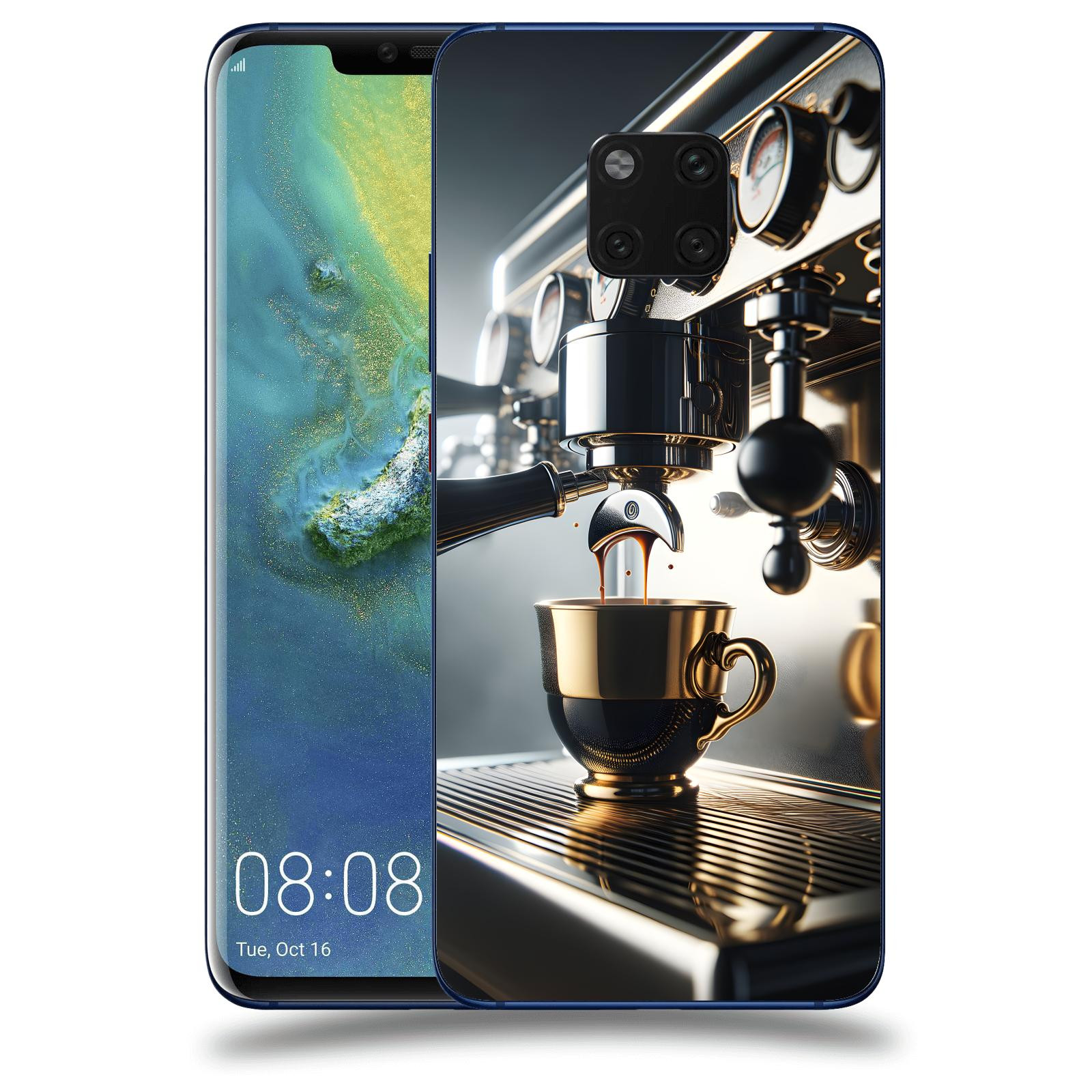 ACOVER Kryt na mobil Huawei Mate 20 Pro - Coffee maker