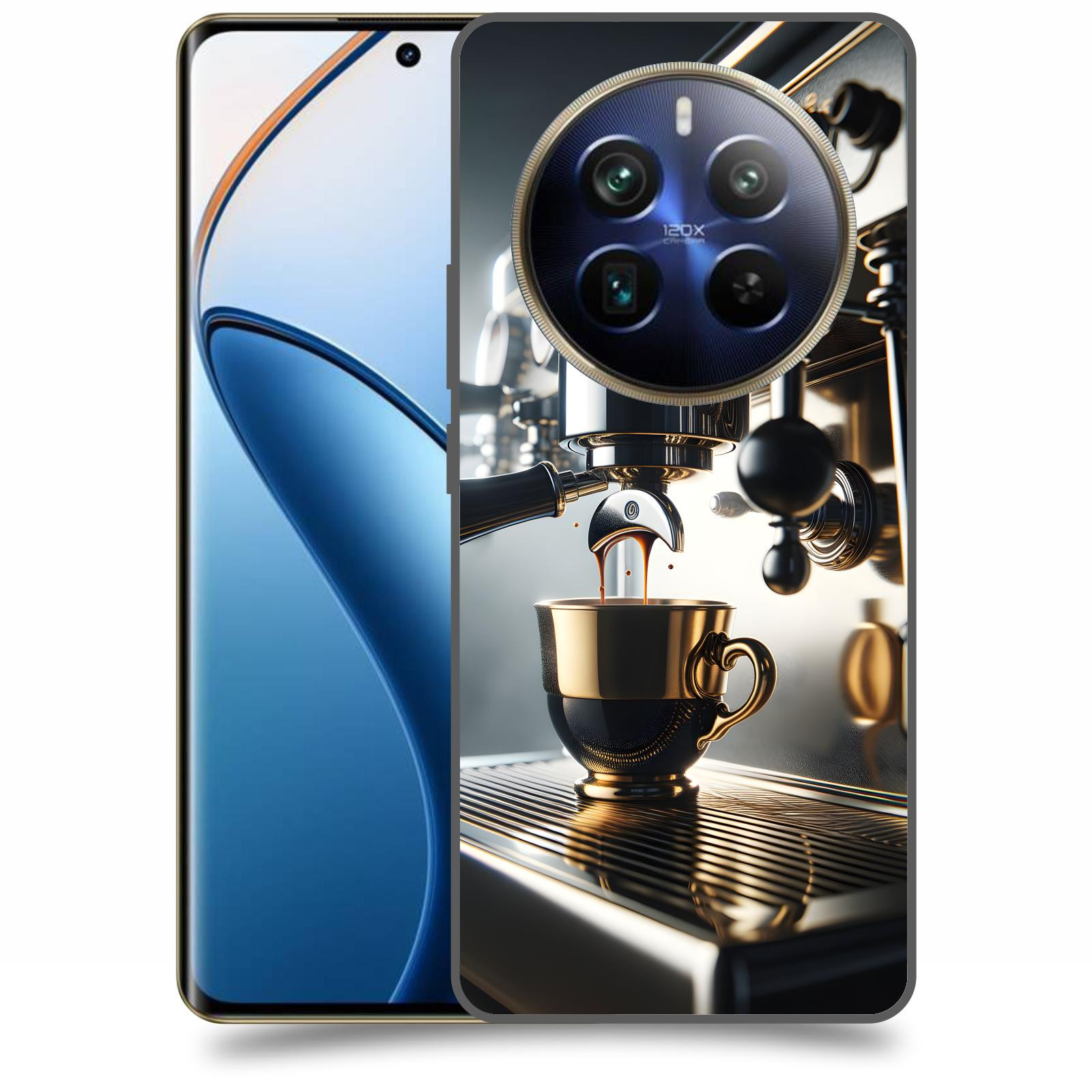 ACOVER Kryt na mobil Realme 12 pro+ 5g - Coffee maker