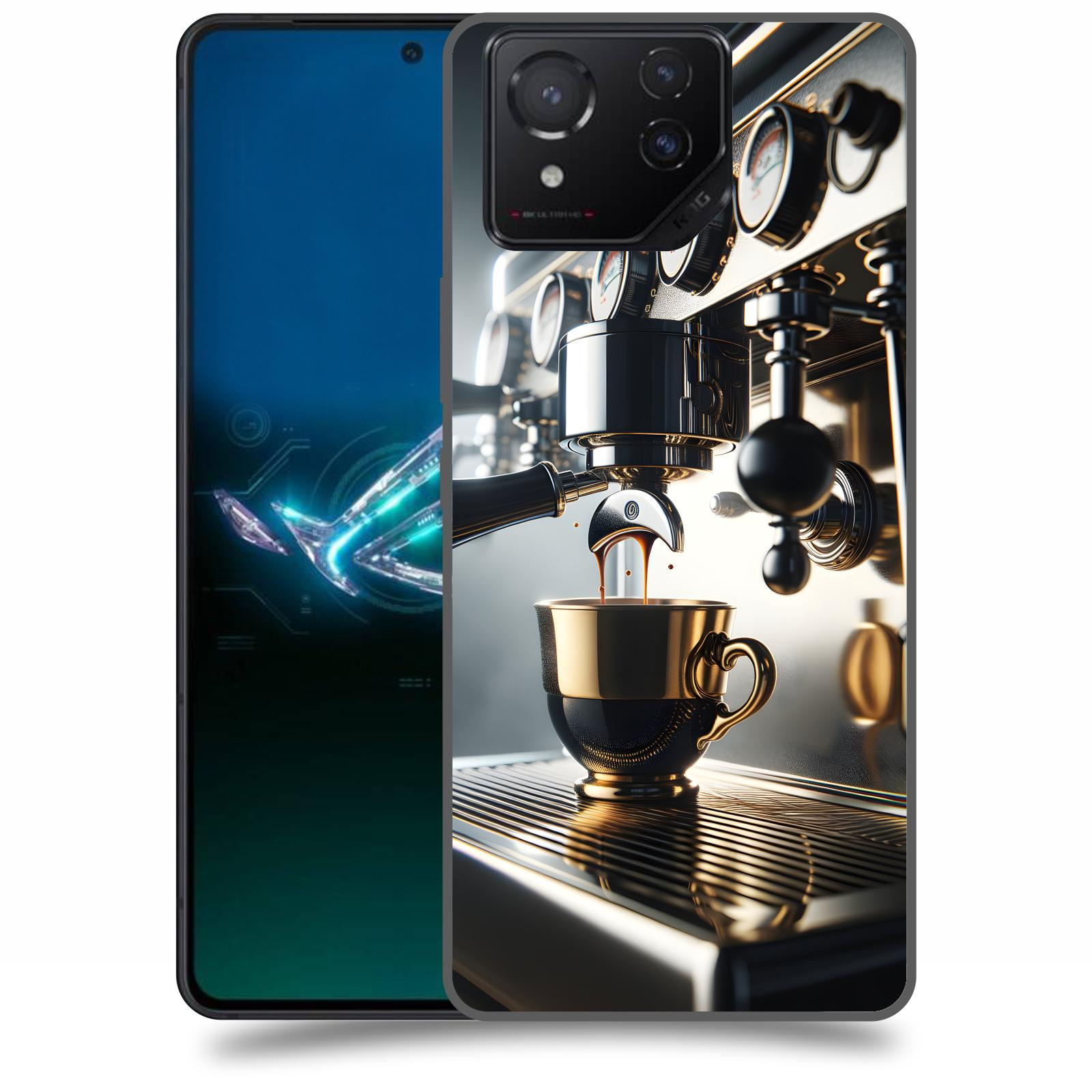 ACOVER Kryt na mobil Asus ROG Phone 8 - Coffee maker