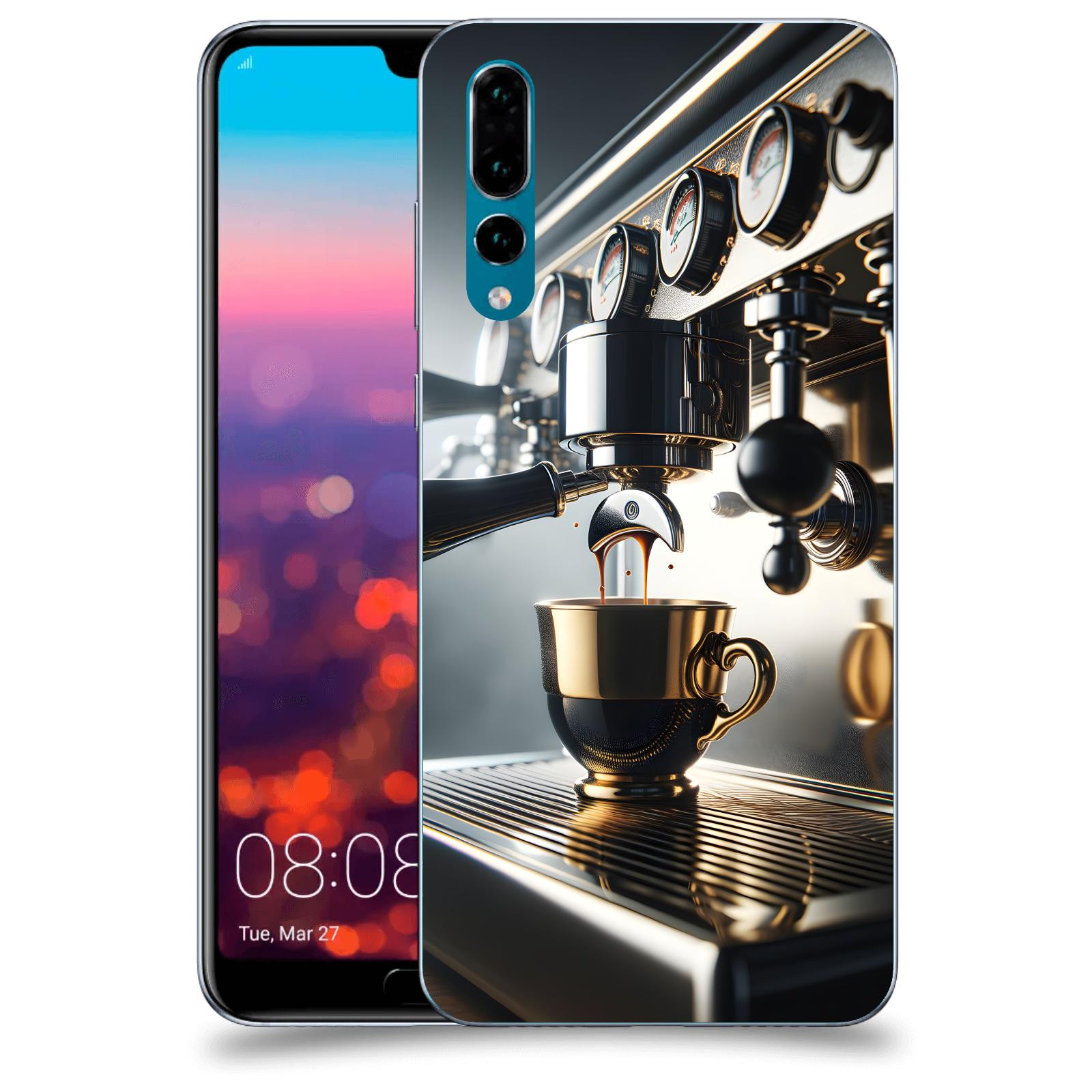 ACOVER Kryt na mobil Huawei P20 Pro - Coffee maker