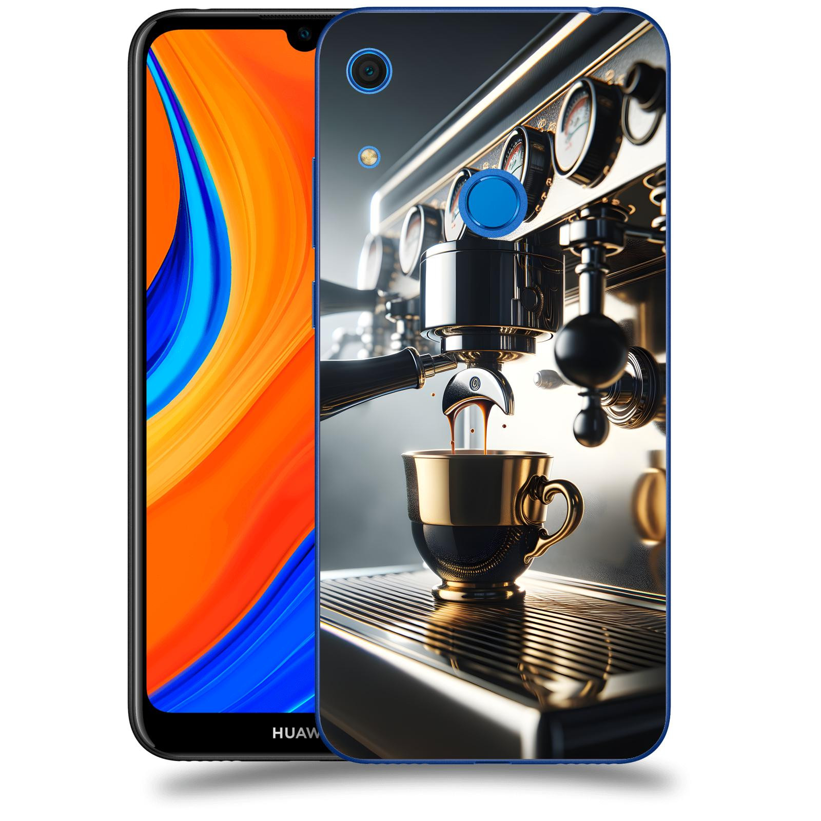 ACOVER Kryt na mobil Huawei Y6S - Coffee maker