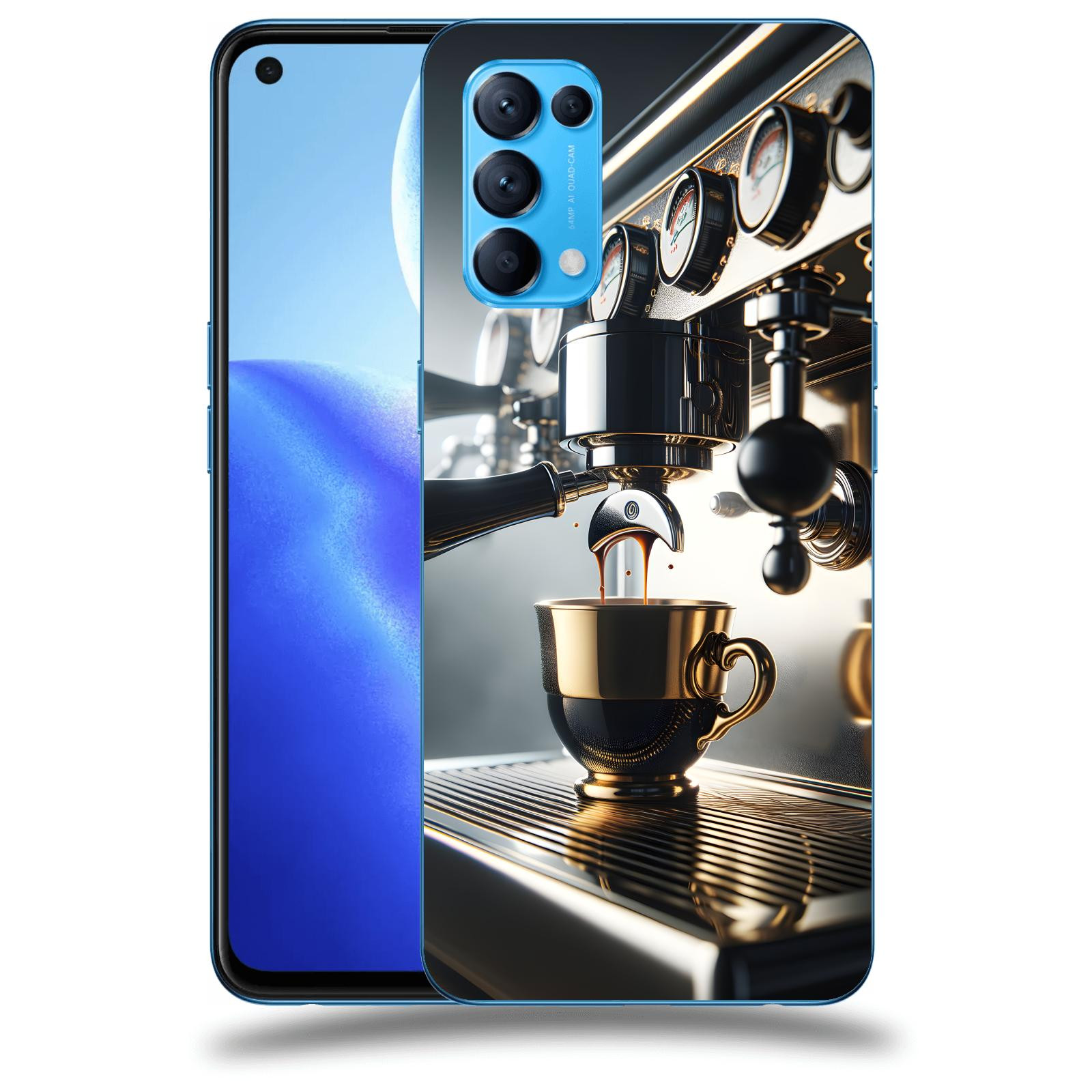 ACOVER Kryt na mobil OPPO Reno 5 5G - Coffee maker